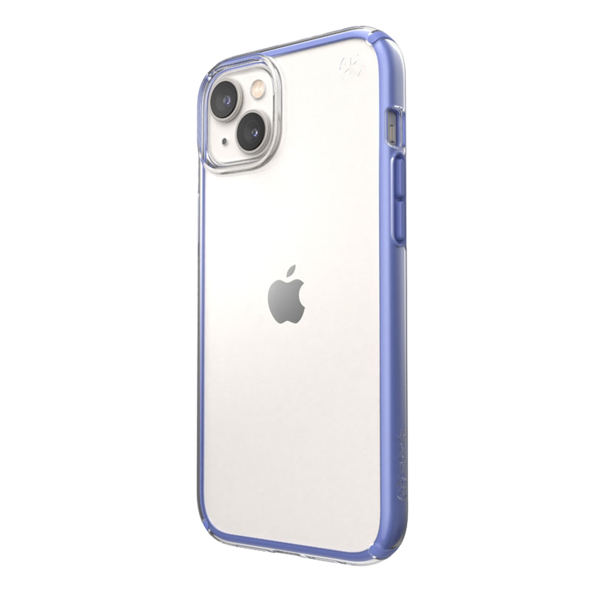 

Speck Presidio Perfect-Clear with Impact Geometry - Etui iPhone 15 Plus / 14 Plus z powłoką MICROBAN (Clear / Grounded Purple)