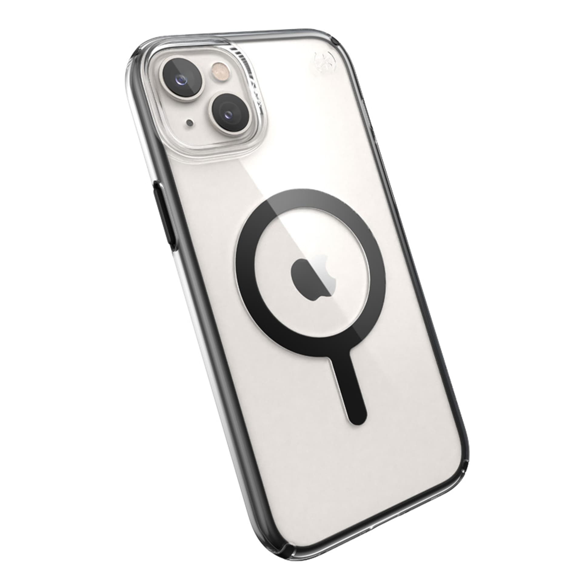 

Speck Presidio Perfect-Clear with Impact Geometry + MagSafe - Etui iPhone 14 Plus z powłoką MICROBAN (Clear / Black)