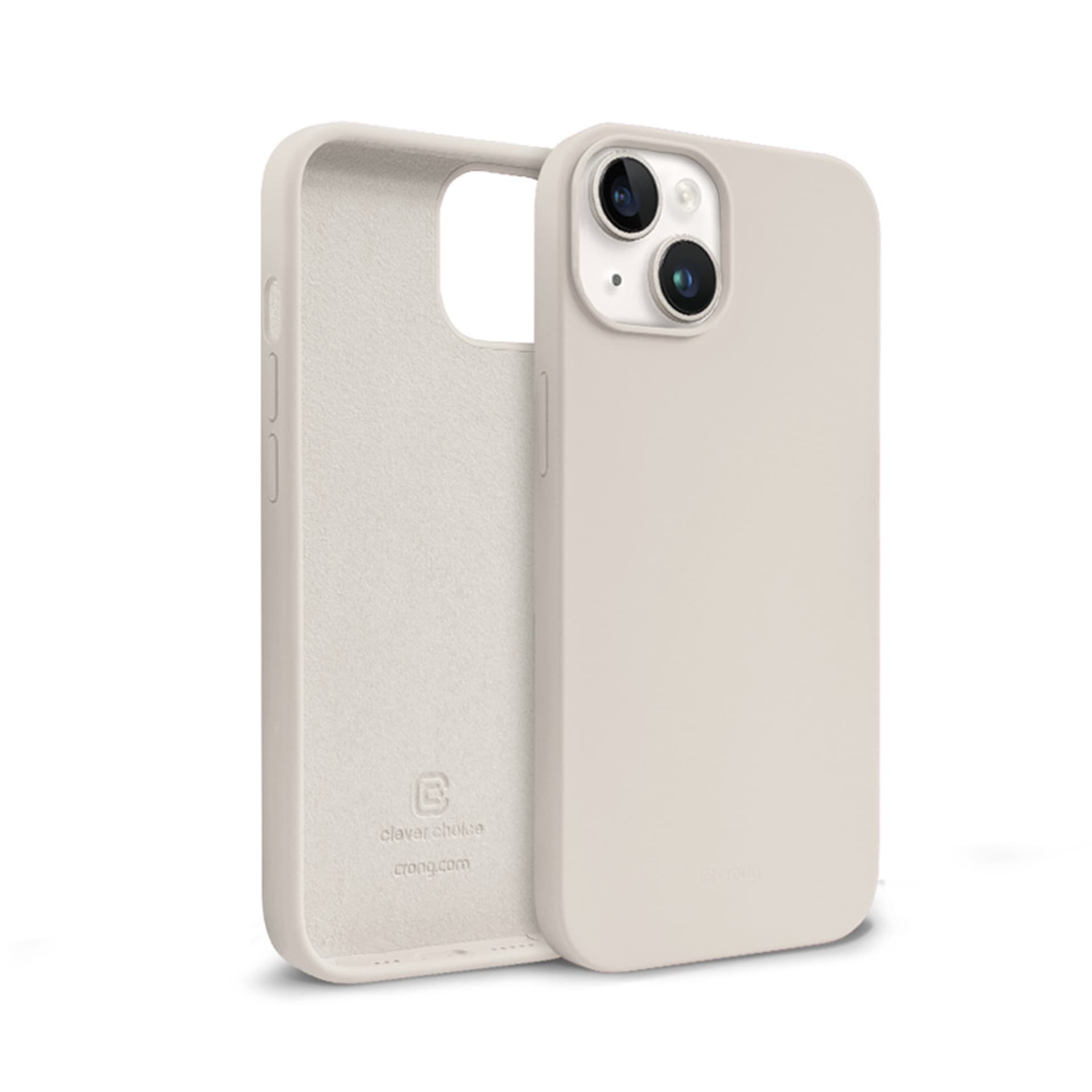

Crong Color Cover - Etui iPhone 14 / iPhone 13 (kamienny beż)