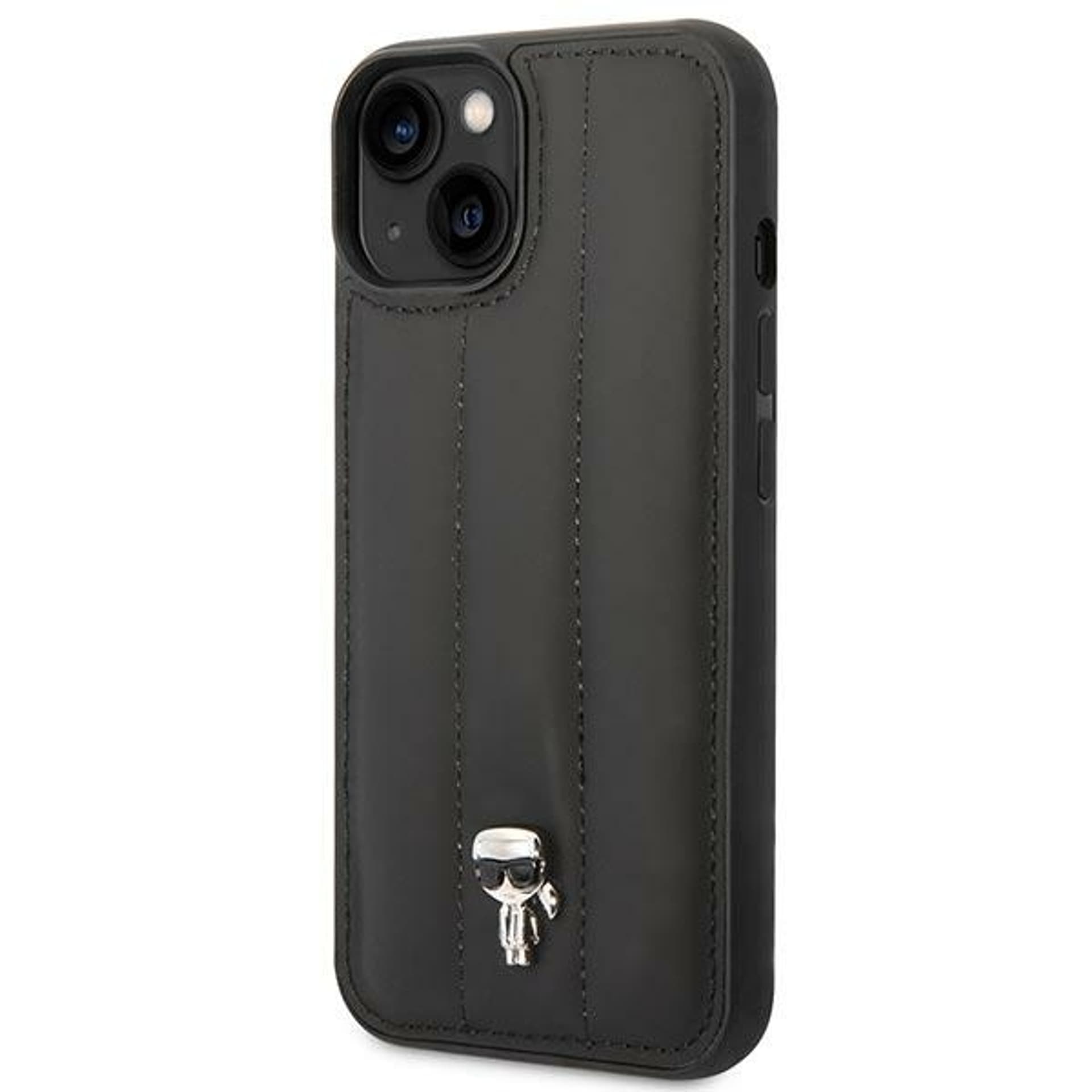 

Karl Lagerfeld Quilted Puffy Ikonik Pin – Etui do iPhone 14 Plus (Czarny)