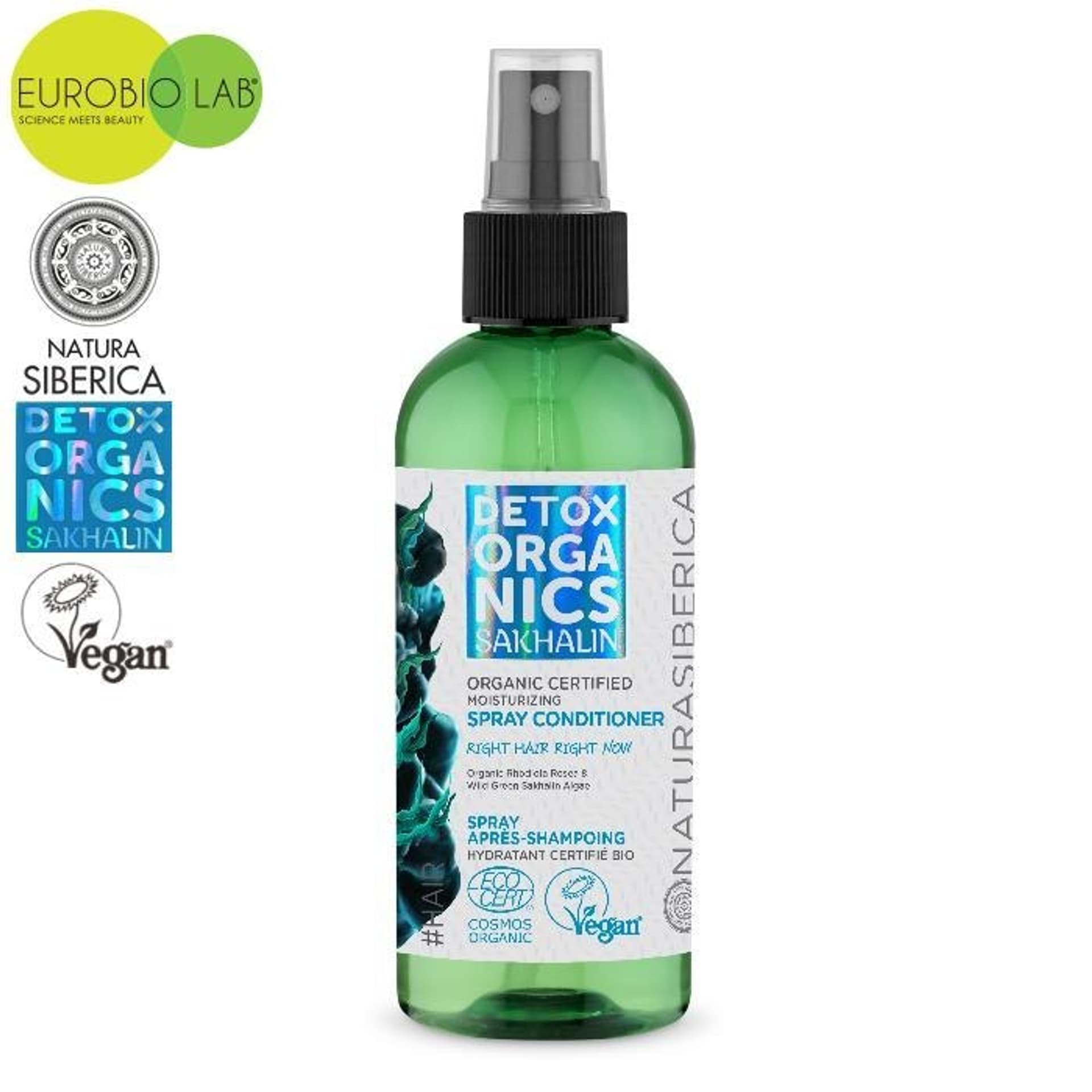 

Organiczna, nawilżająca odżywka do włosów w sprayu, 170ml Detox Organics Sakhalin