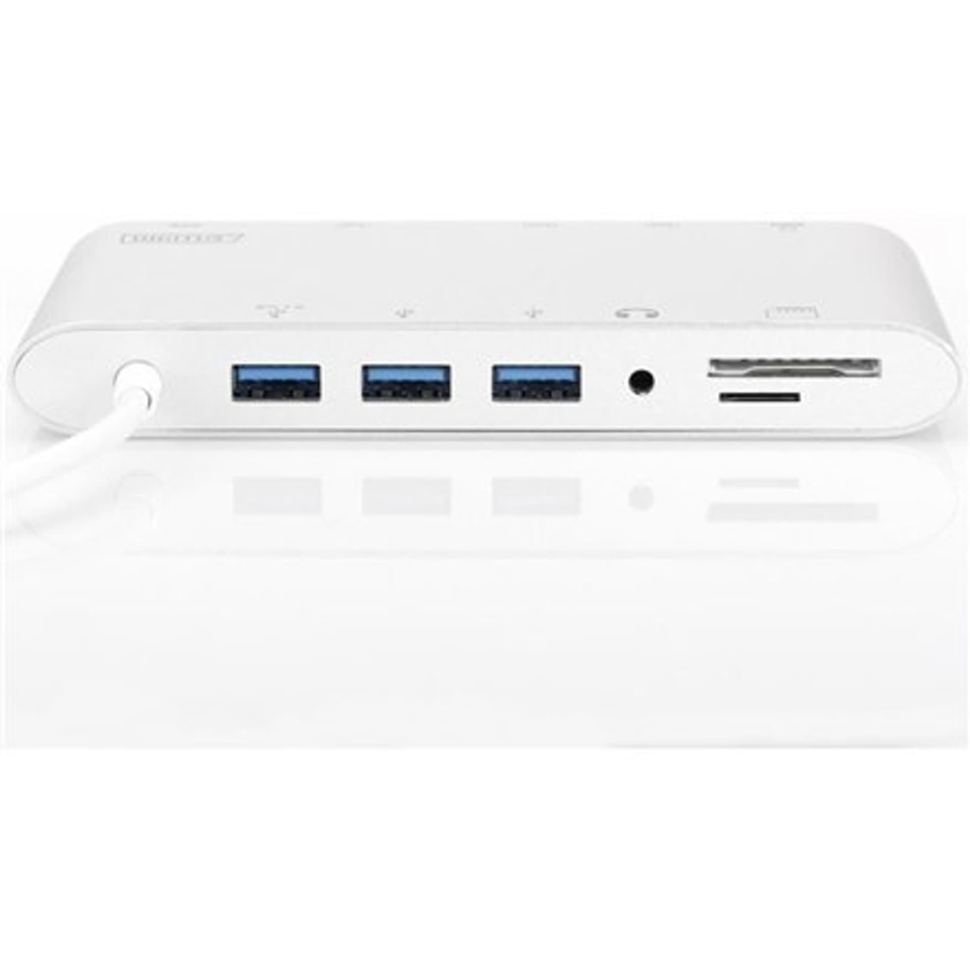 

Digitus USB-C Docking Station DA-70861 11 ports 3x video, 1x USB-C, 3x USB 3.0, RJ45, 2x card readers