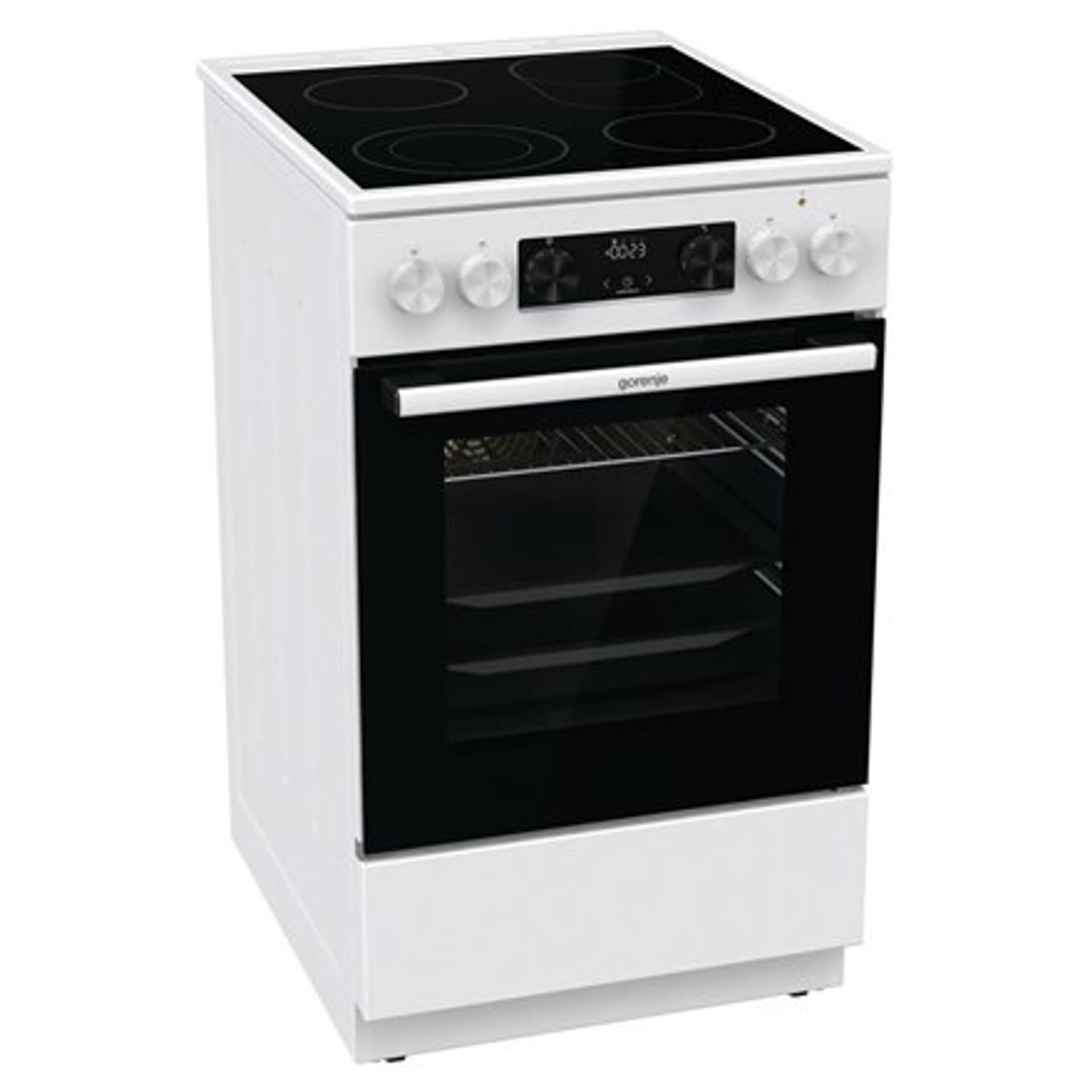 

Gorenje Kuchenka GECS5C70WA Płyta grzewcza typu Vitroceramic, Piekarnik typu Electric, Biały, Szerokość 50 cm, Grillowanie, LED,