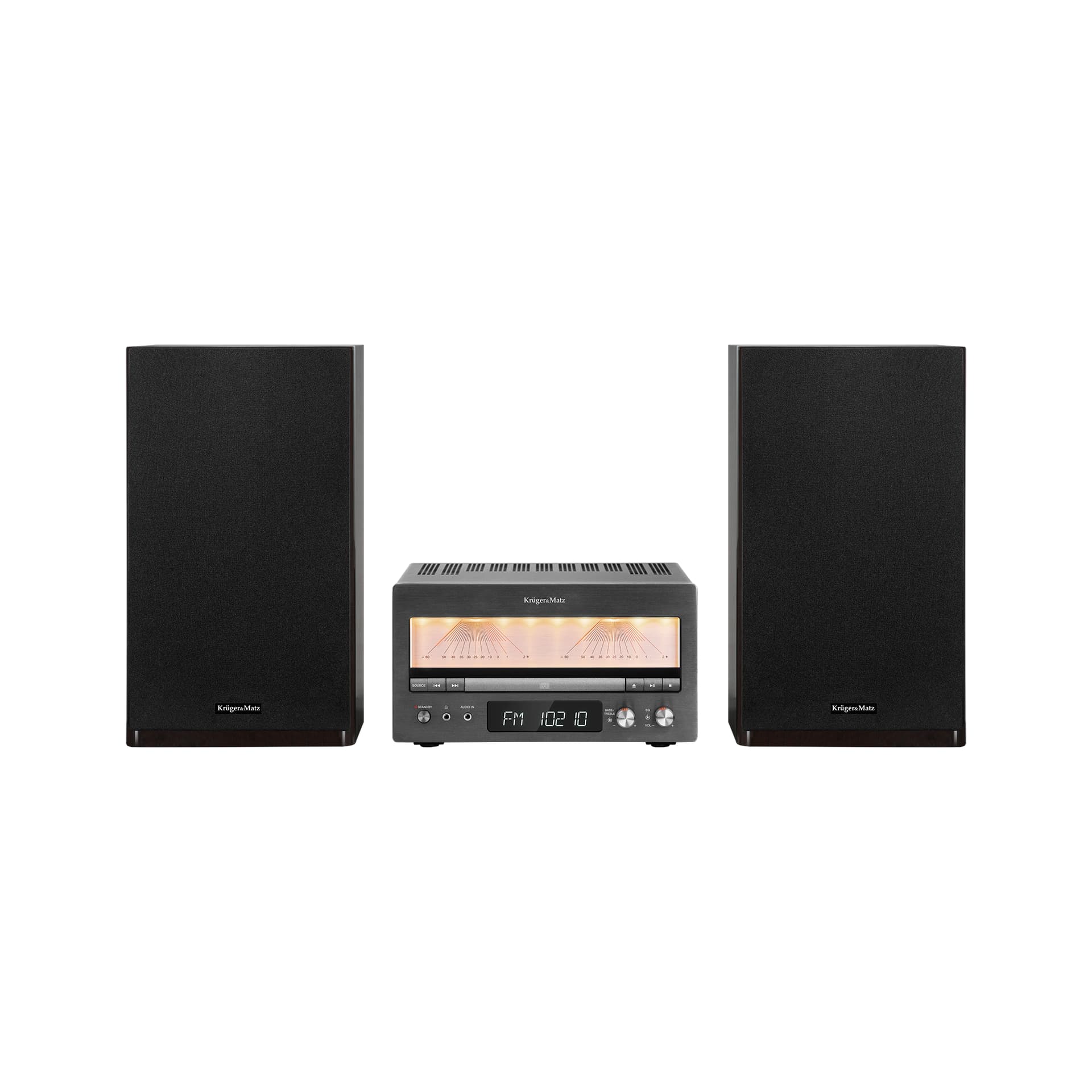 

Wieża HiFi Kruger&Matz KM1995 (Wzmacniacz klasy A, CD, USB, Bluetooth, radio cyfrowe DAB+, FM)