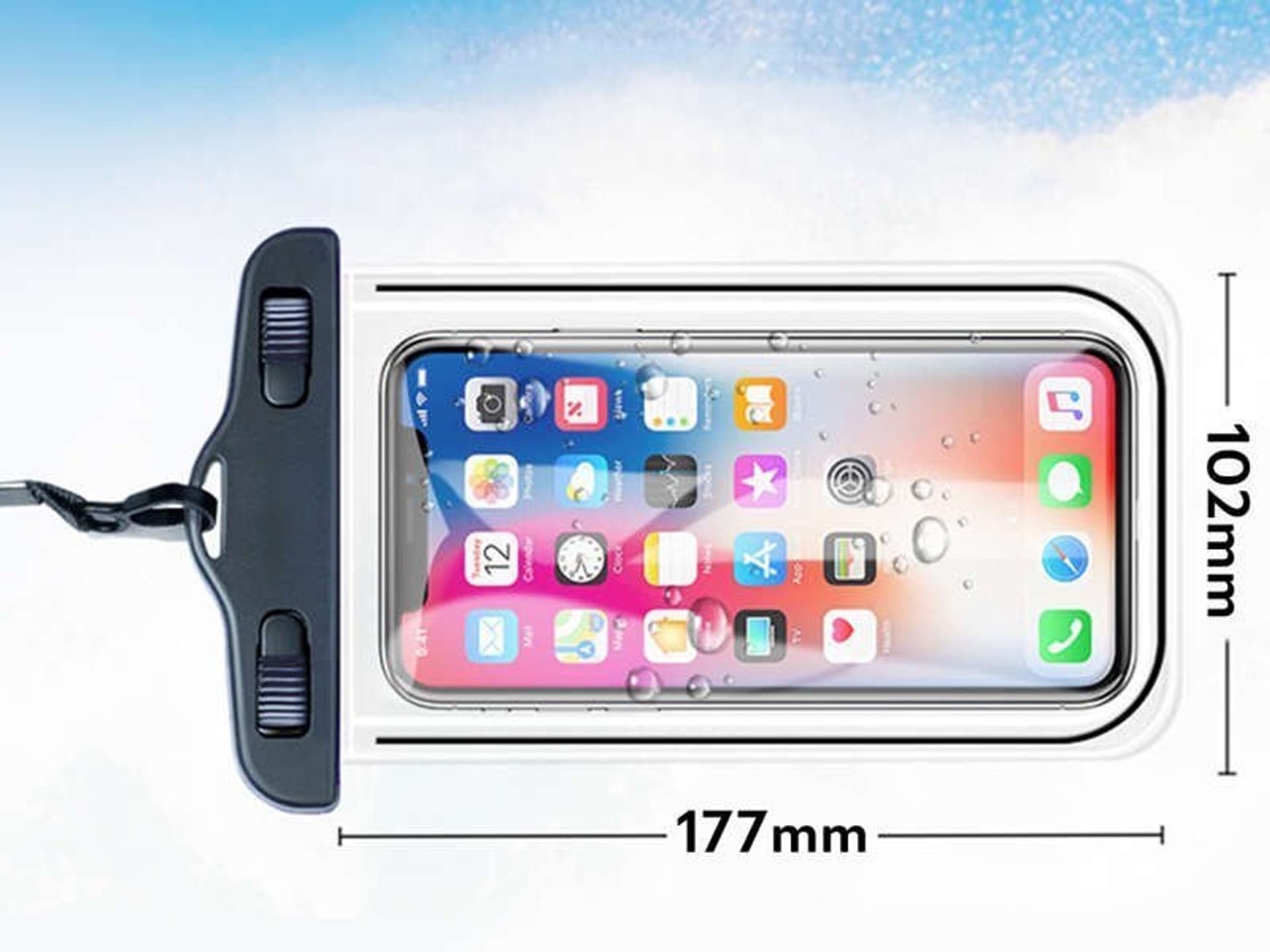 

Etui wodoodporne Alogy wodoszczelne uniwersalne IPX8 do 6.5" Czarne