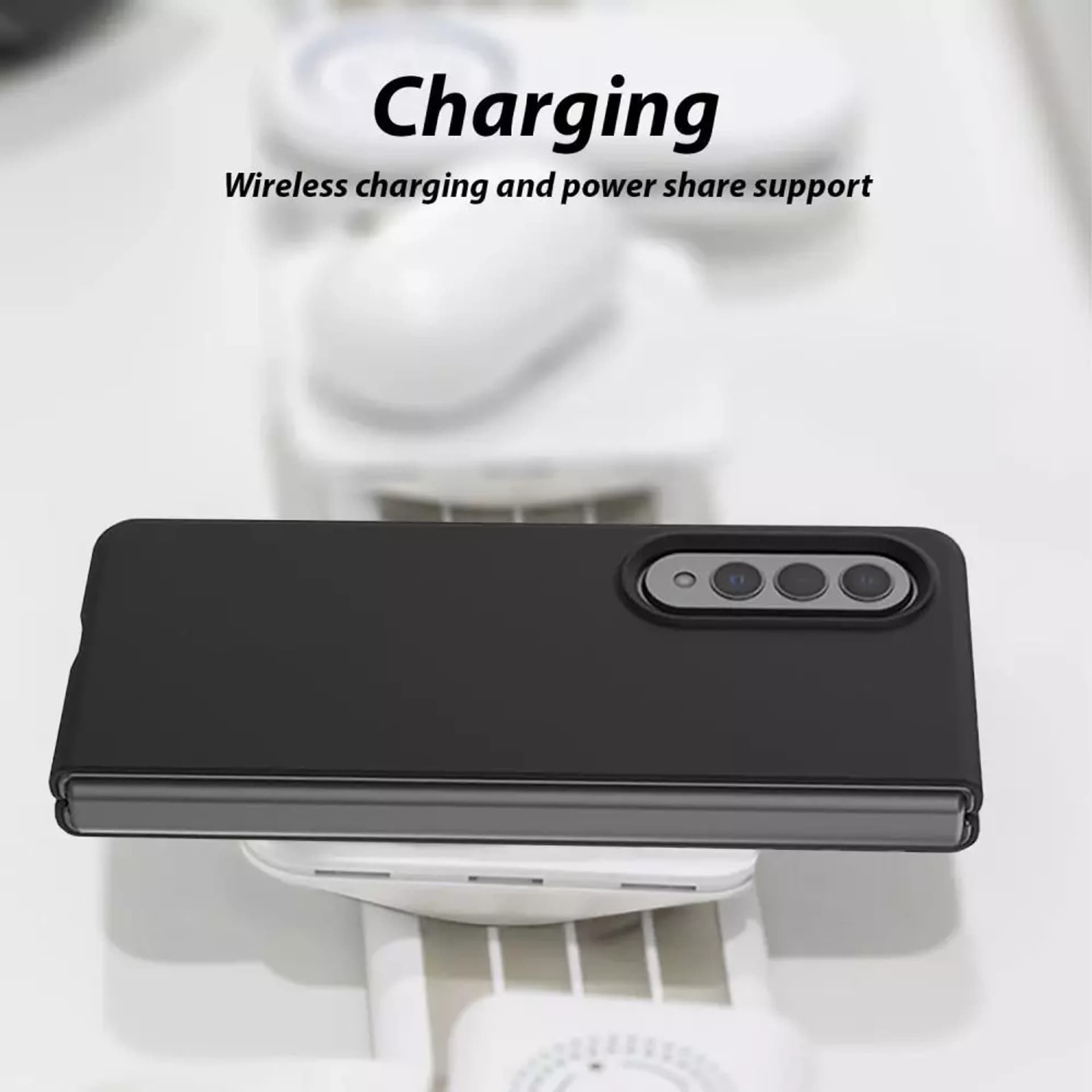 

Etui obudowa Whitestone Contrast do Samsung Galaxy Z Fold 4 Matte Black