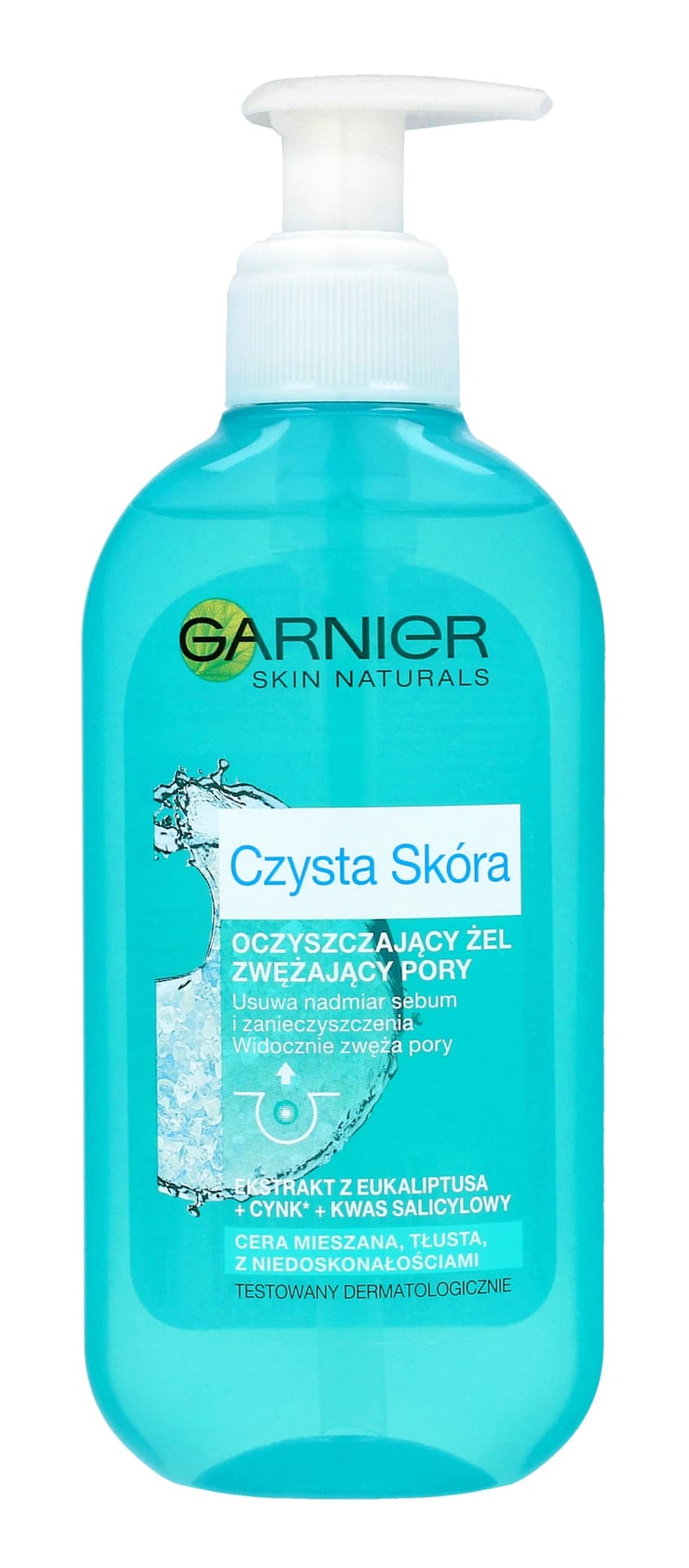 

Garnier Czysta Skóra Żel do twarzy z pompką 200ml