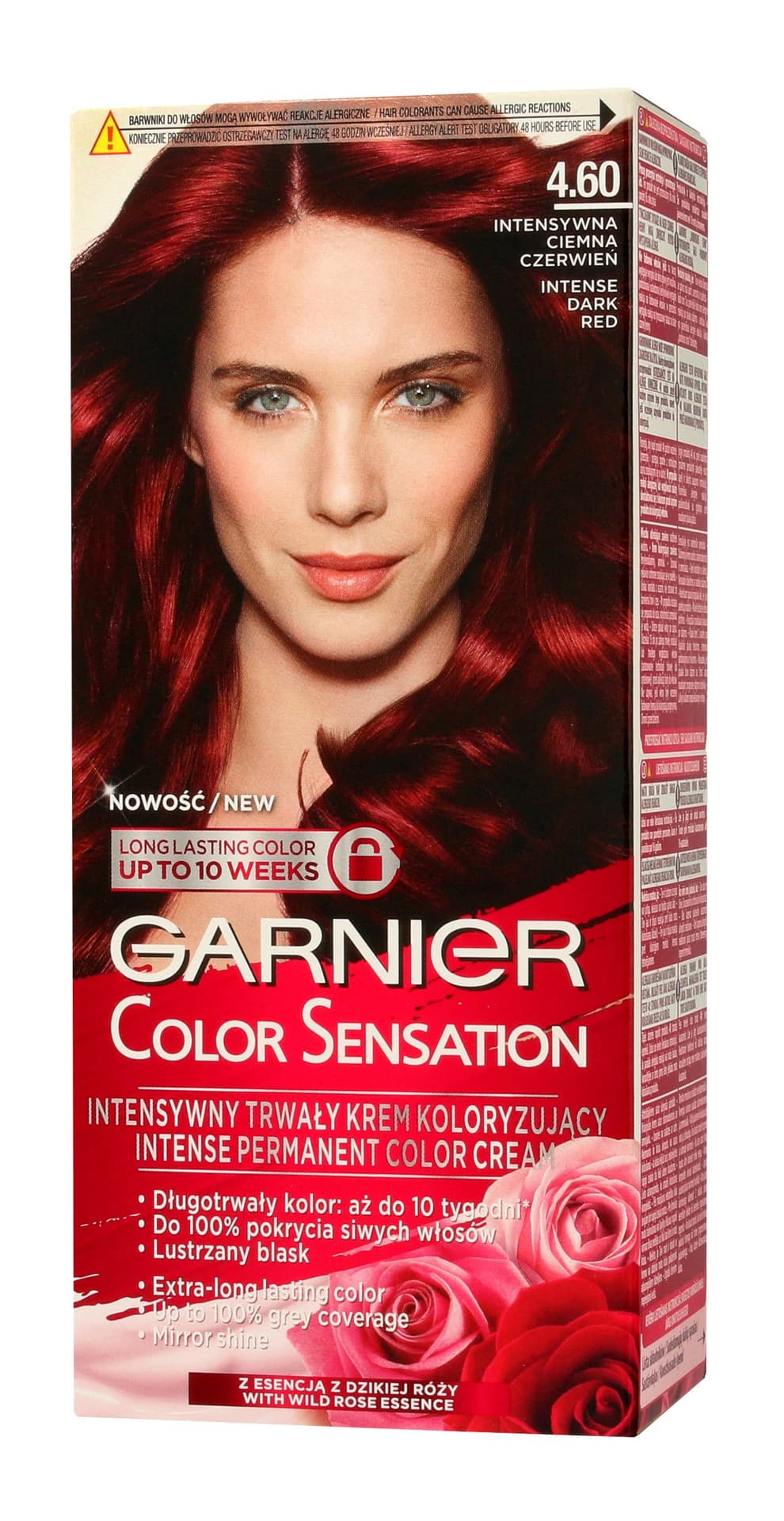 

Garnier Color Sensation Krem koloryzujący 4.60 Red Brown- Intensywna ciemna czerwień