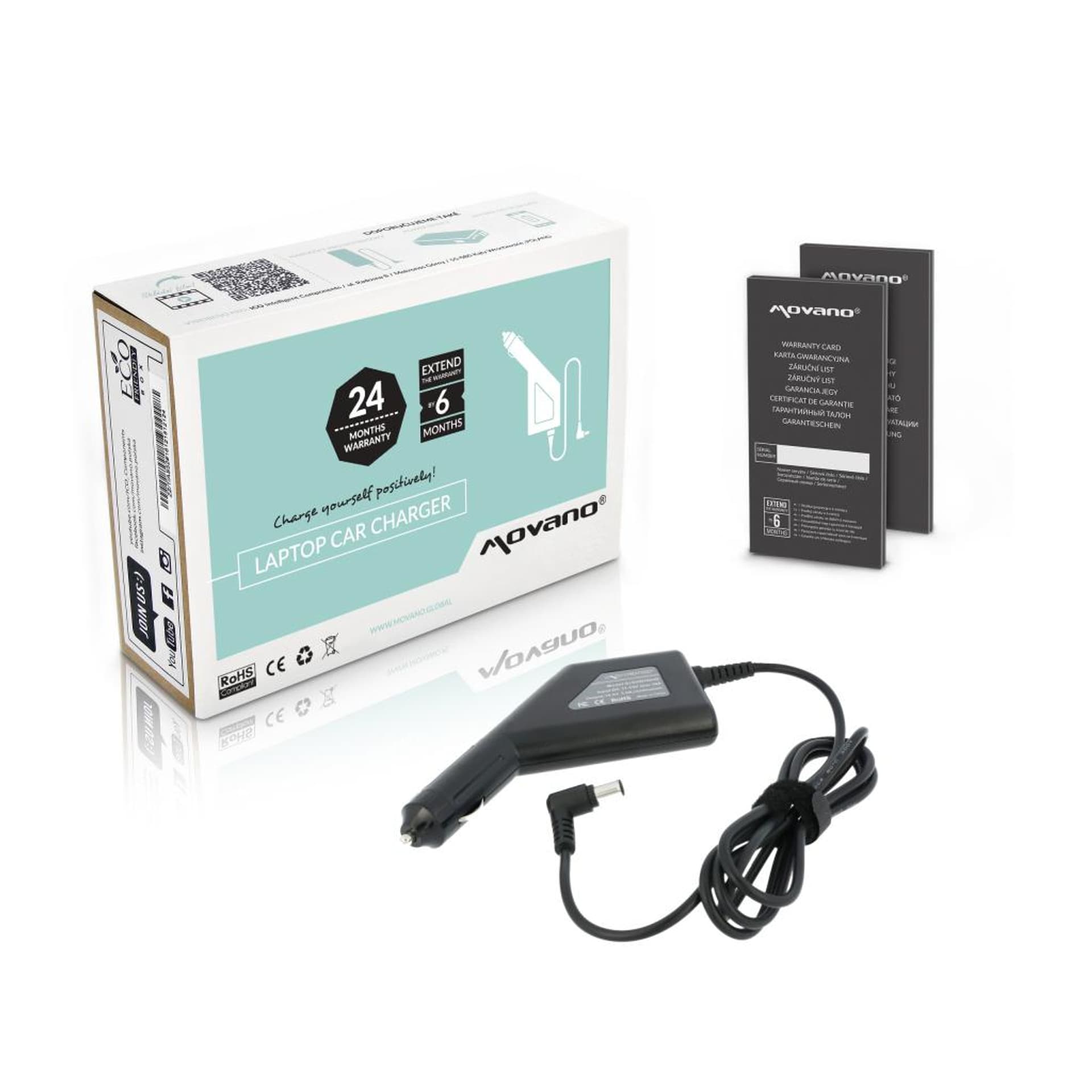 

Zasilacz samochodowy Movano 19.5v 3.9a (6.5x4.4 pin) 75W do Sony, 6.5x4.4 pin) 75w do son