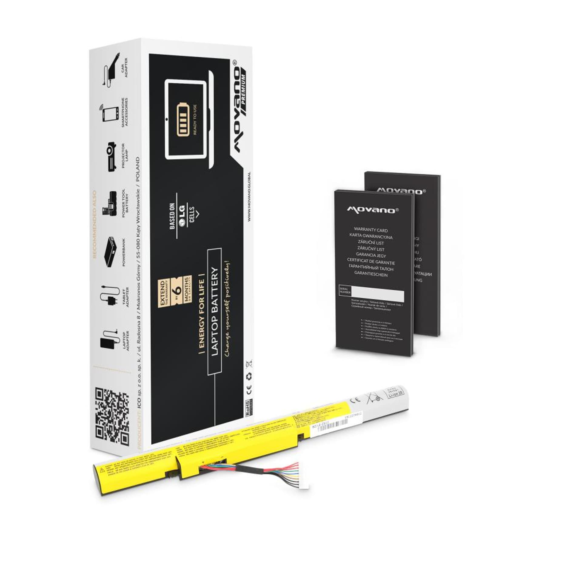 

Bateria Movano Premium do Lenovo IdeaPad Z510