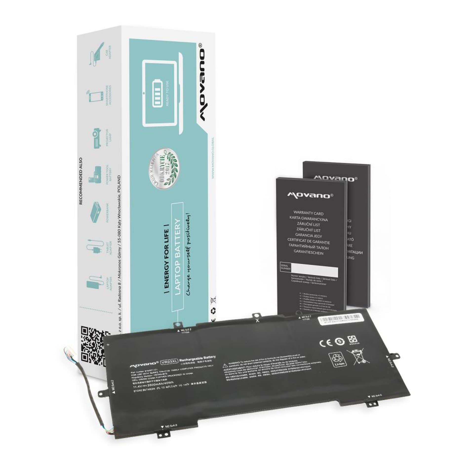 

Bateria Movano do HP Envy 13-D