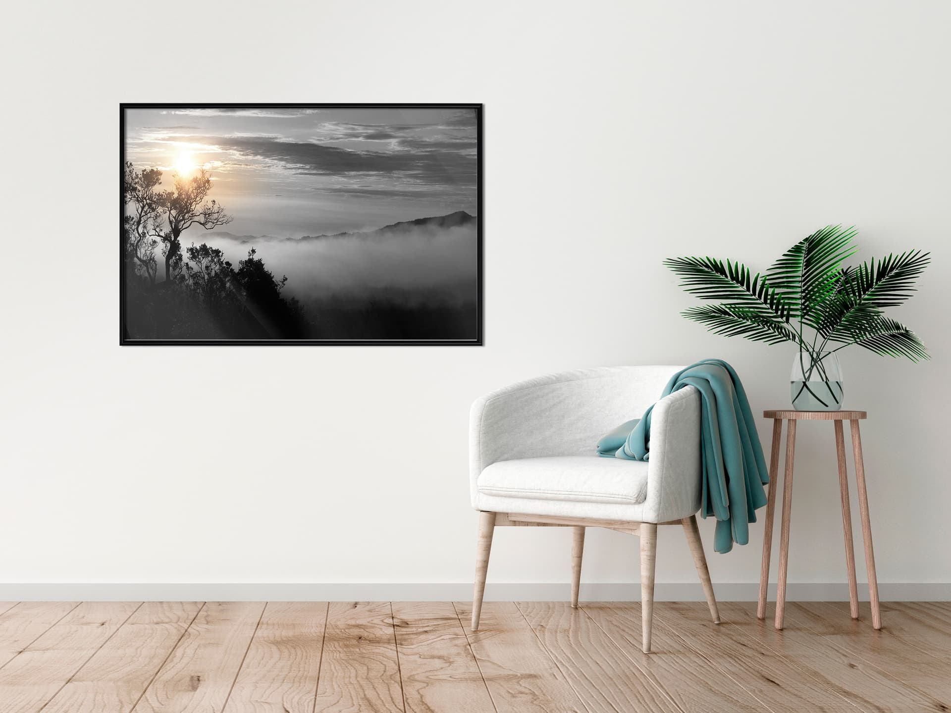 

Plakat - Dolina mgieł (rozmiar 45x30, wykończenie Rama czarna)