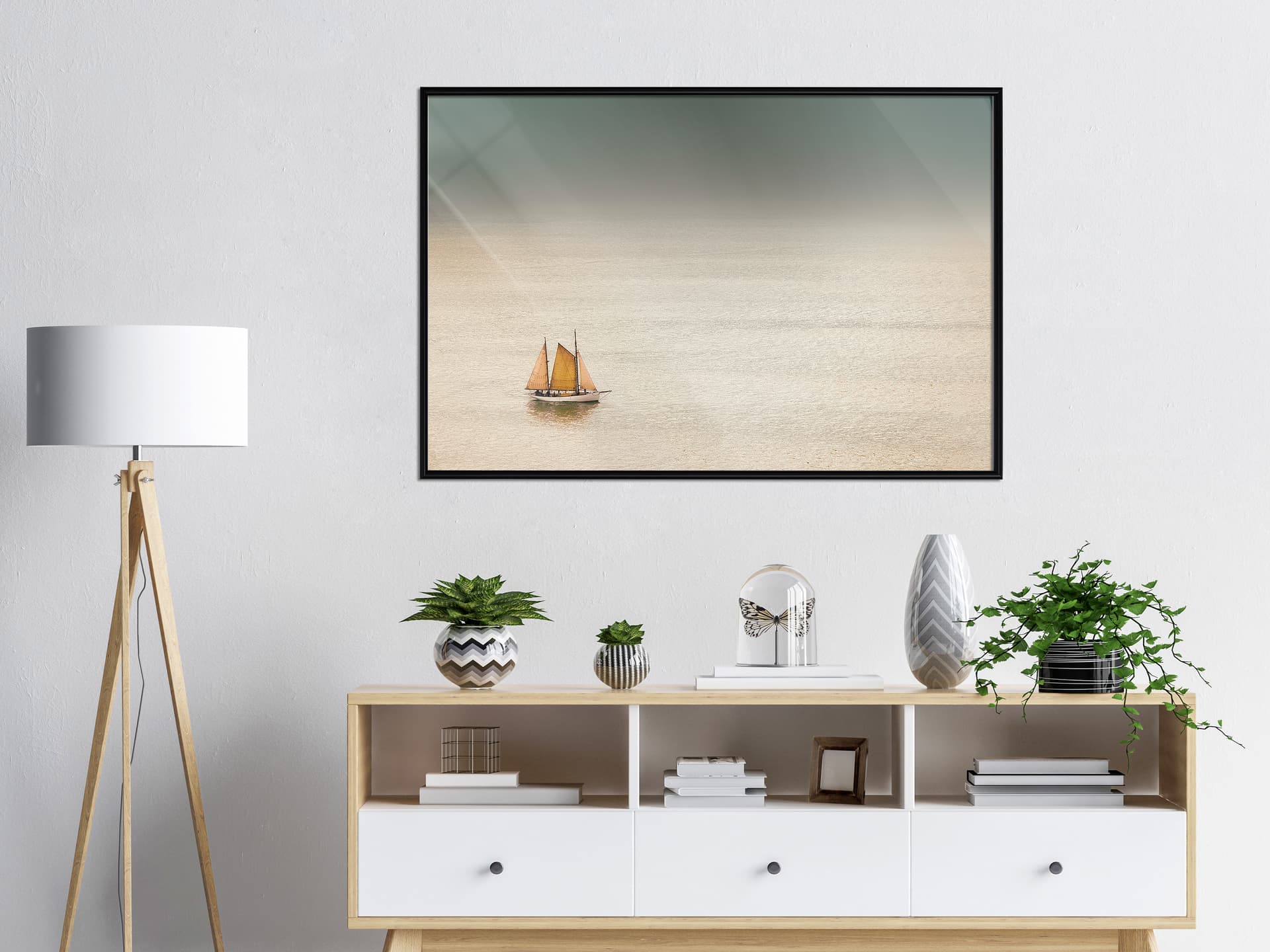 

Plakat - Samotny rejs (rozmiar 30x20, wykończenie Rama czarna)