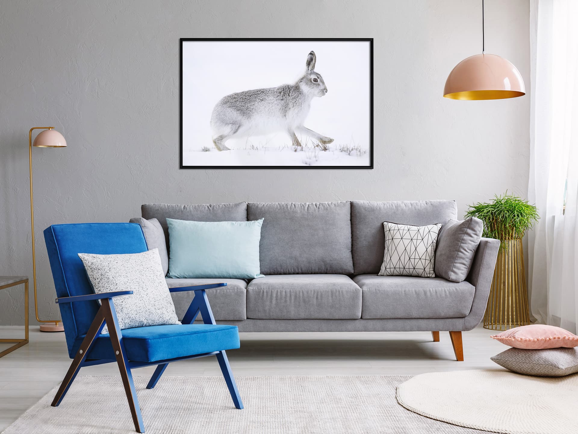 

Plakat - Ucieczka w śniegu (rozmiar 60x40, wykończenie Rama czarna)