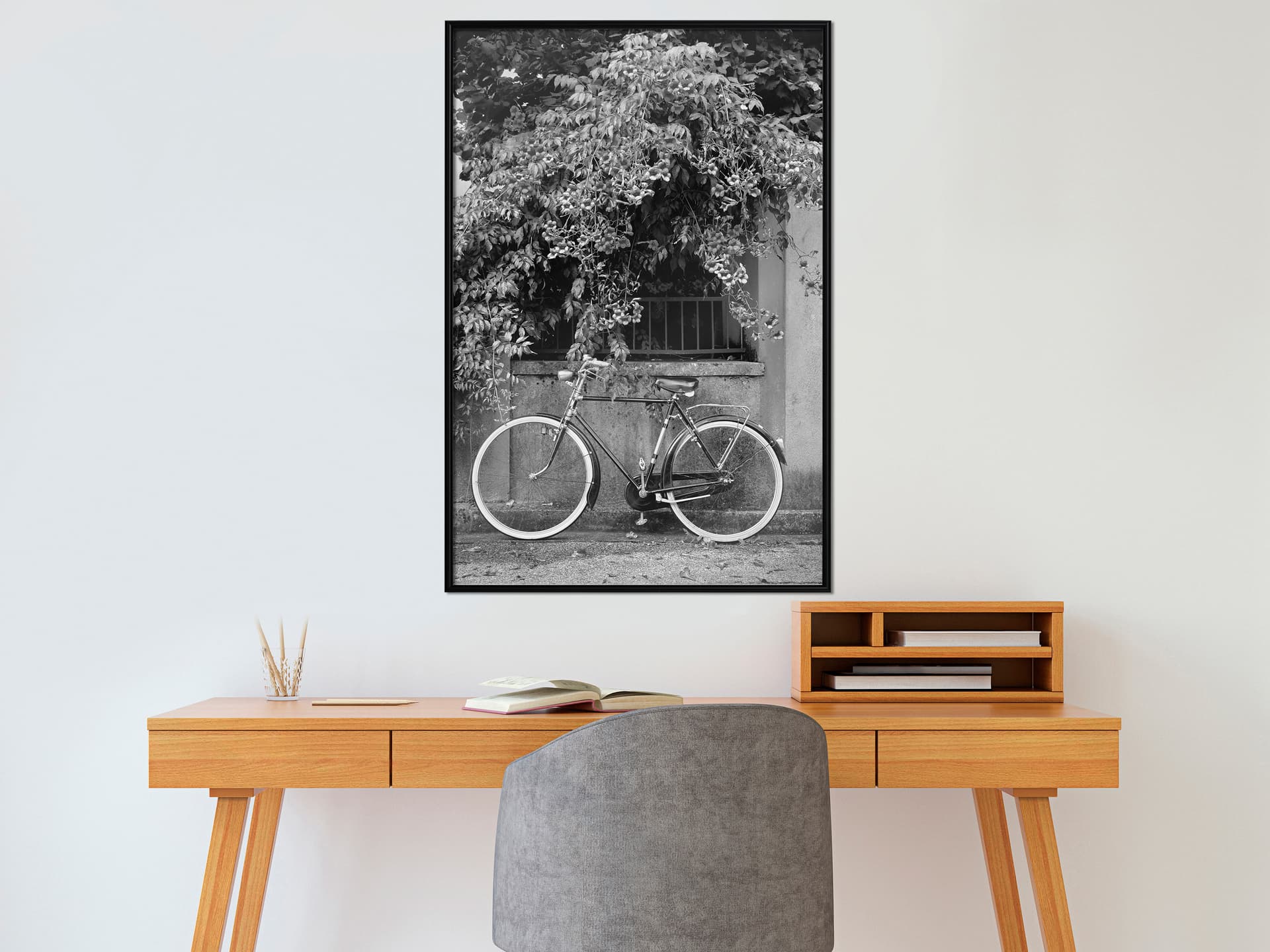 

Plakat - Rower z białymi oponami (rozmiar 20x30, wykończenie Rama czarna)