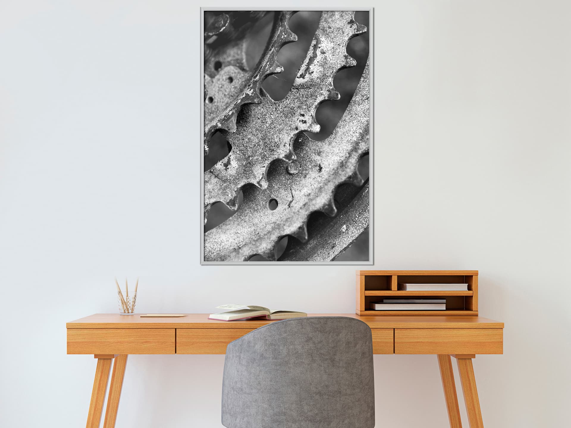 

Plakat - Zębatka (rozmiar 30x45, wykończenie Rama biała)