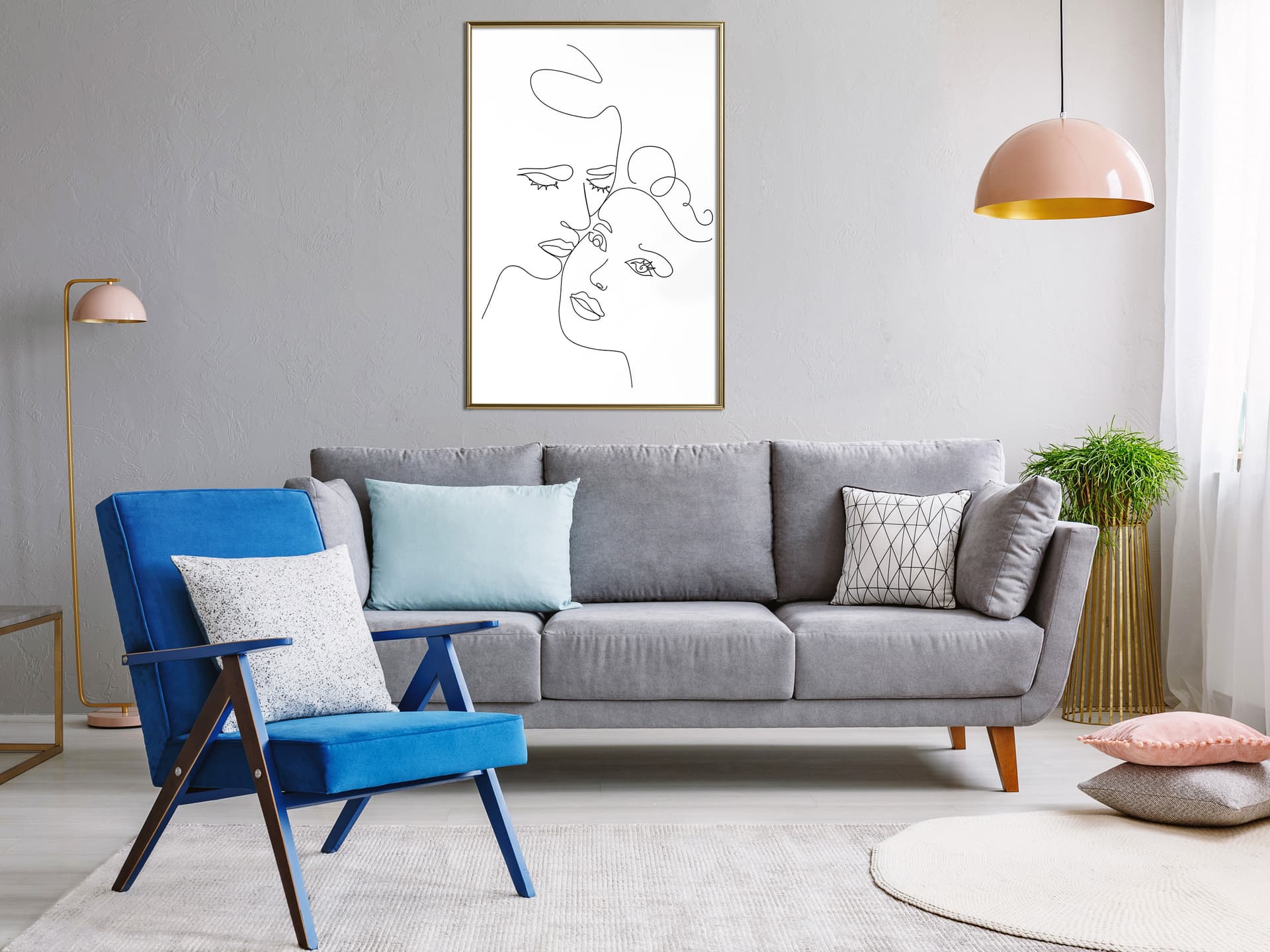 

Plakat - Bratnie dusze (rozmiar 20x30, wykończenie Rama złota)