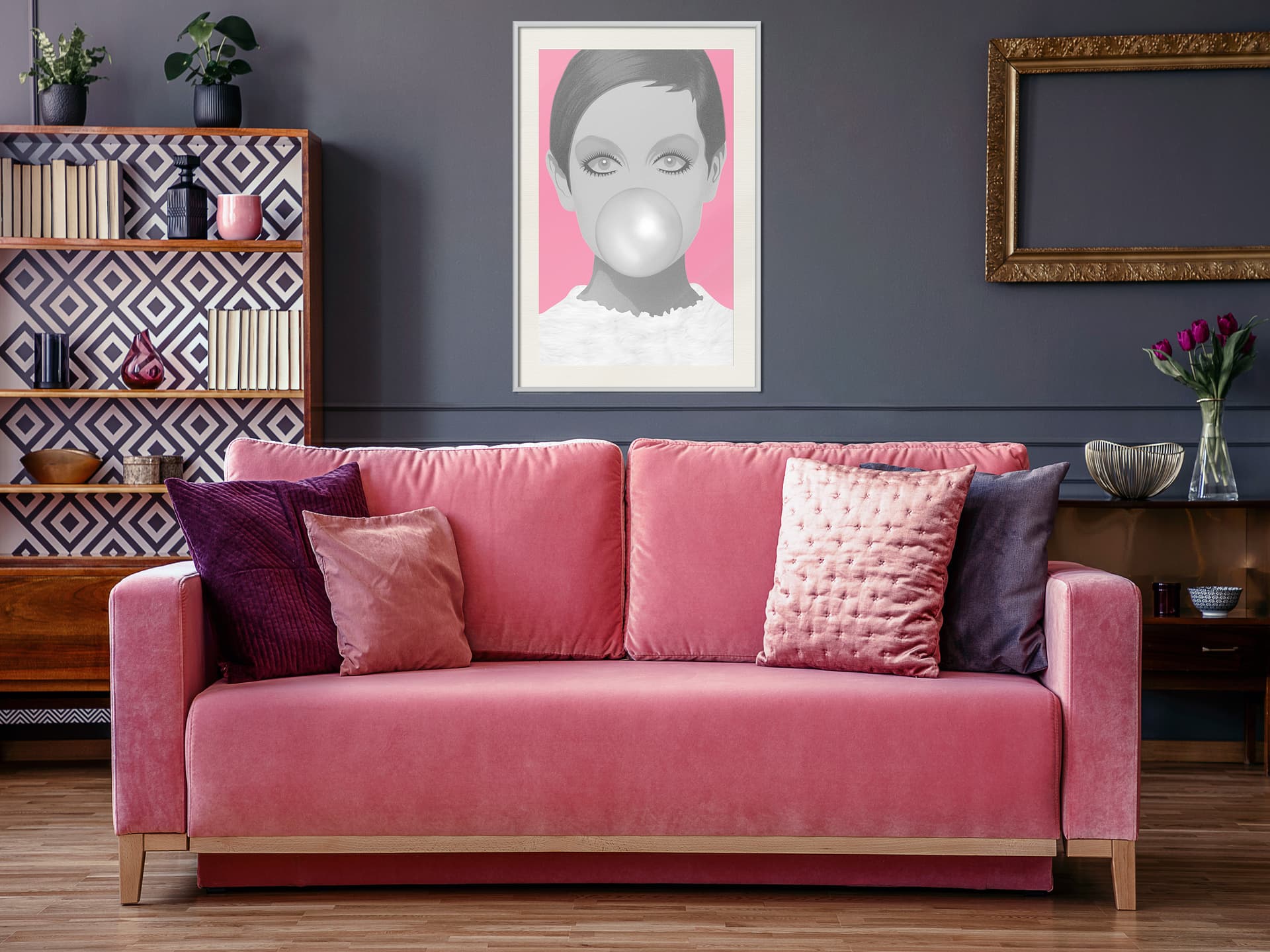 

Plakat - Twiggy (rozmiar 20x30, wykończenie Rama biała z passe-partout)