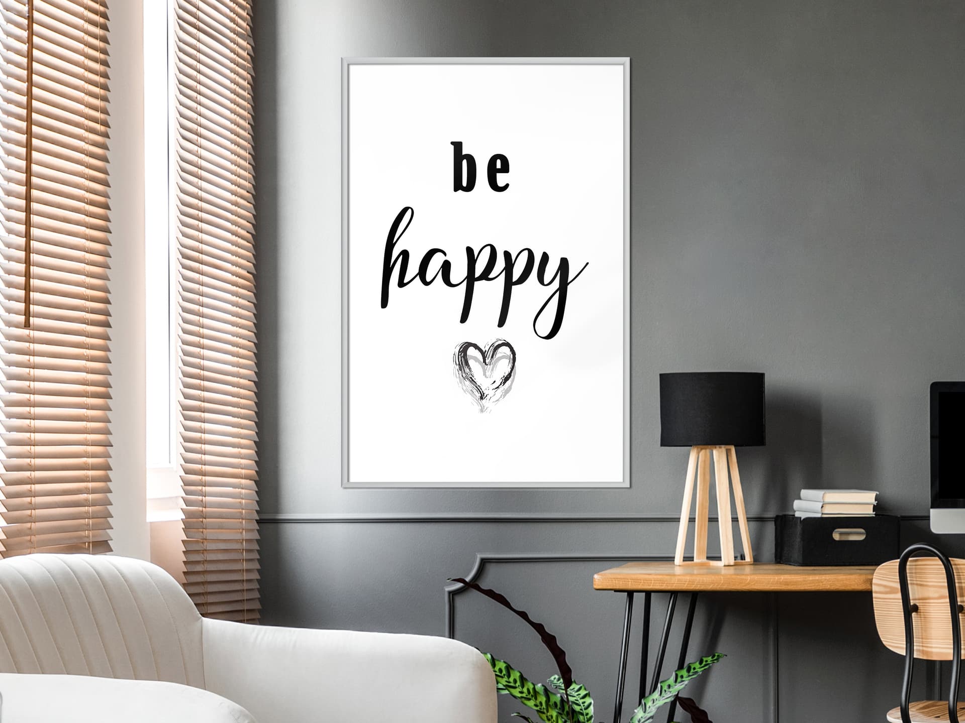 

Plakat - Don't Worry (rozmiar 30x45, wykończenie Rama biała)