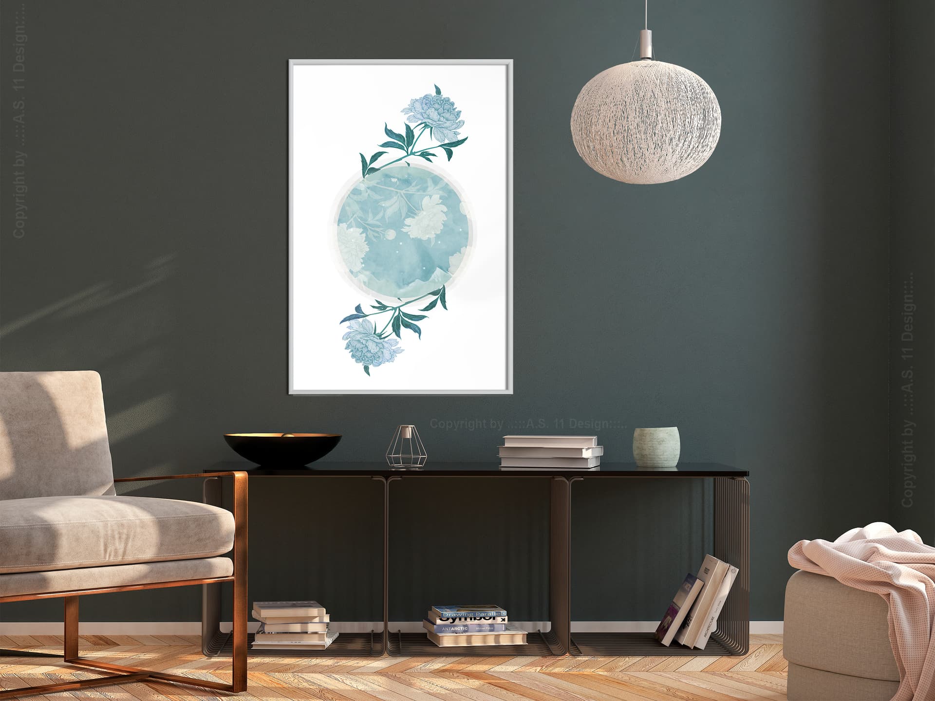 

Plakat - Świat w odcieniach błękitu (rozmiar 20x30, wykończenie Rama biała)
