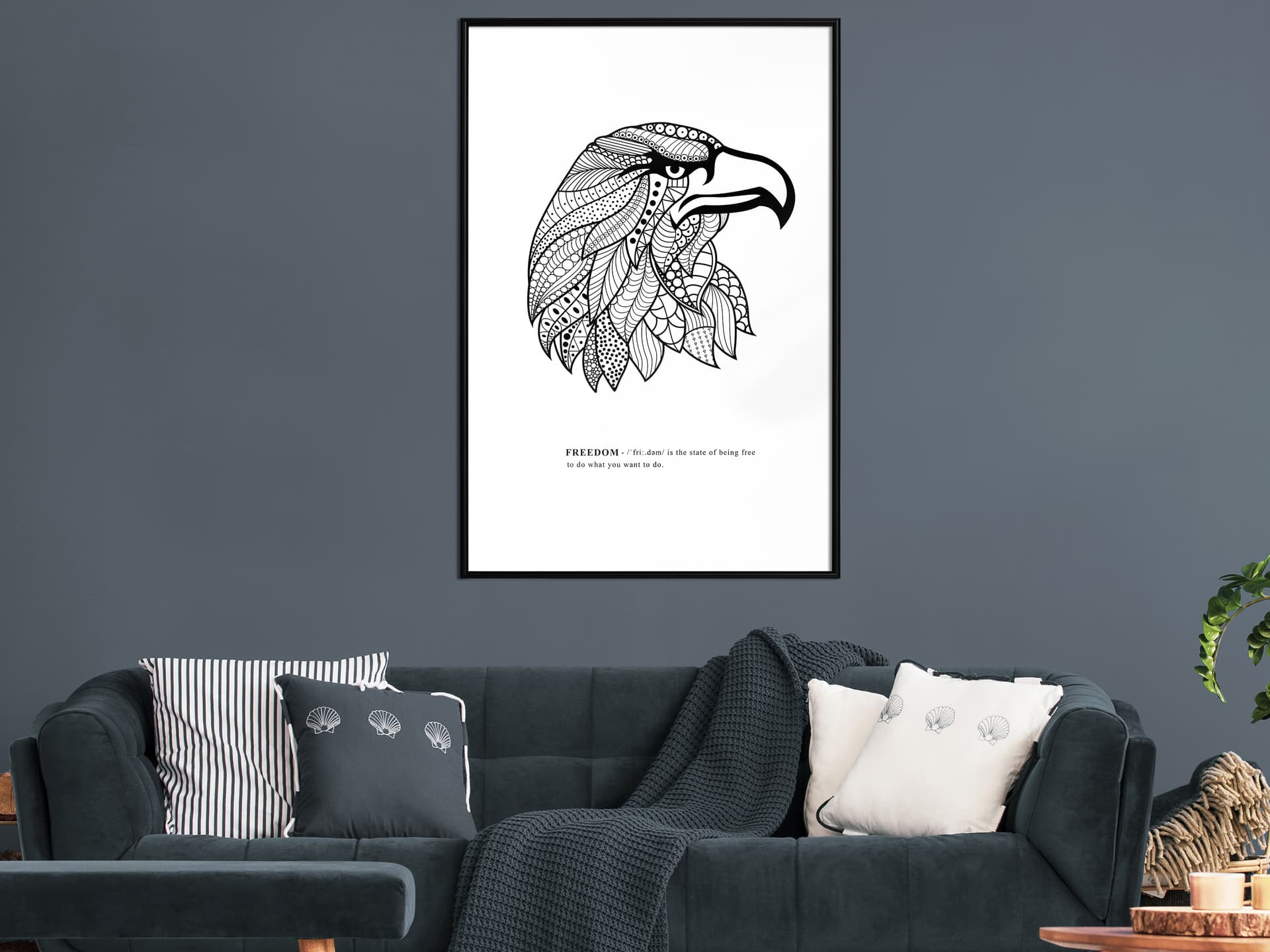 

Plakat - Symbol wolności (rozmiar 30x45, wykończenie Rama czarna)