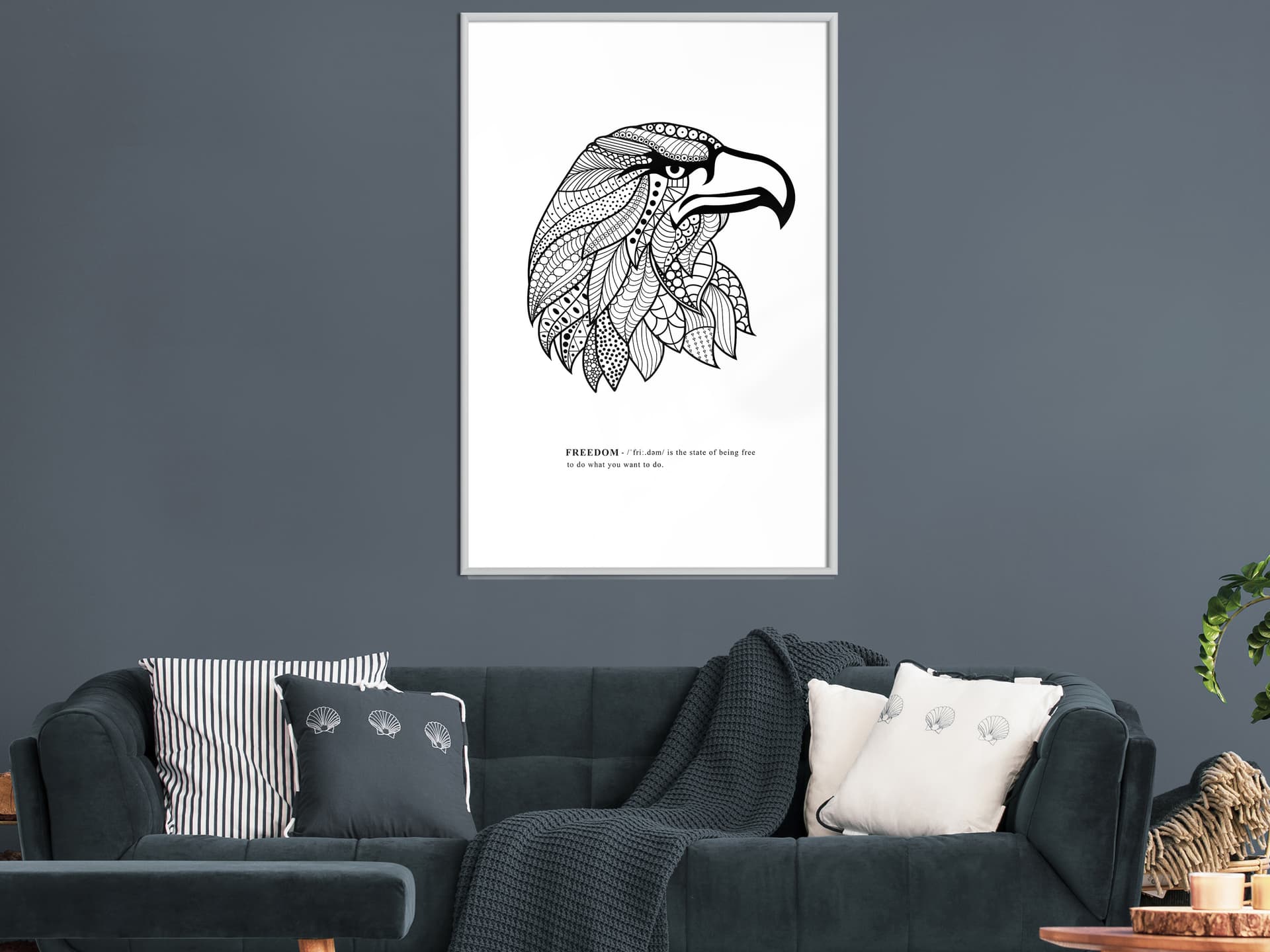 

Plakat - Symbol wolności (rozmiar 20x30, wykończenie Rama biała)