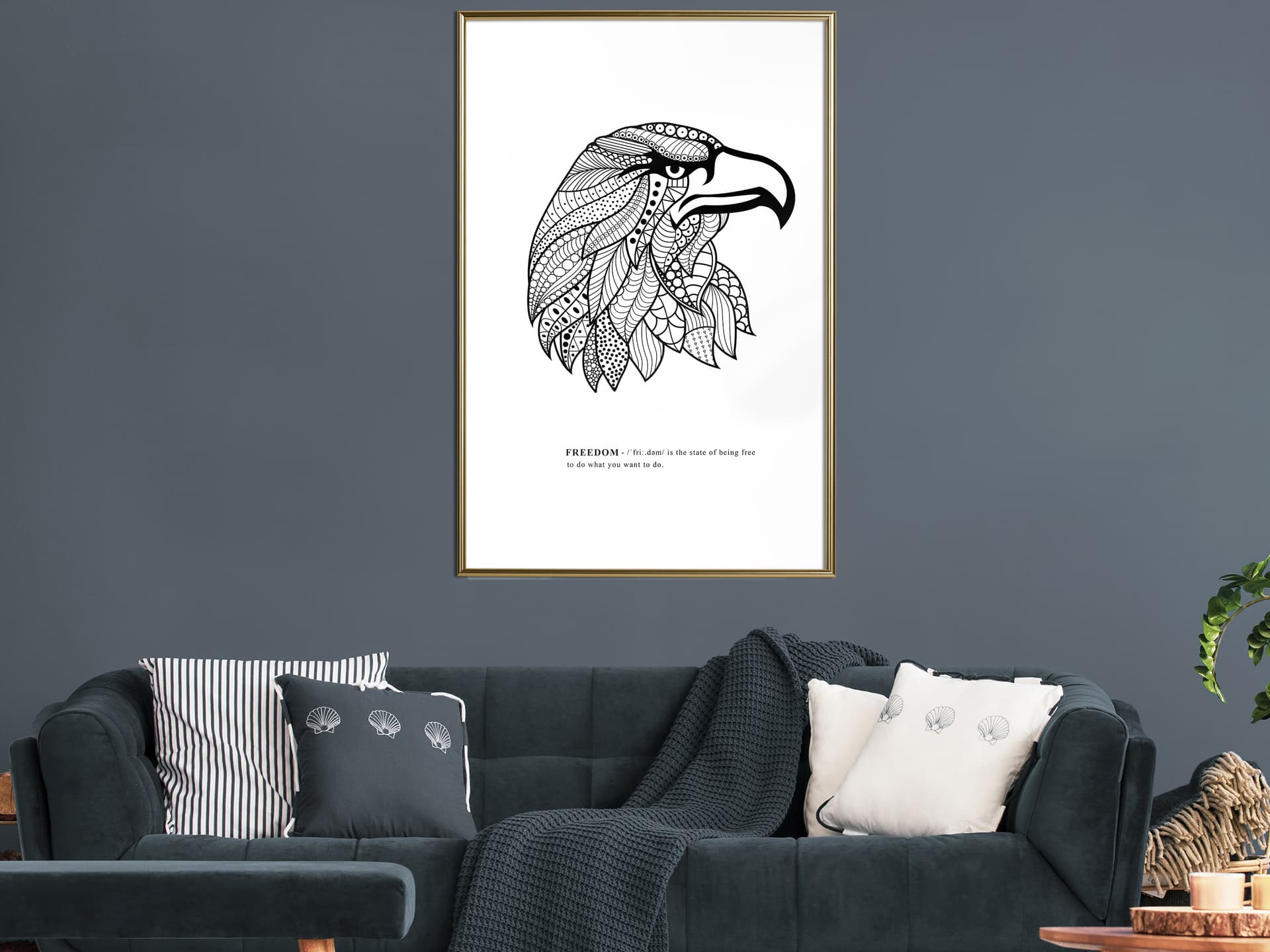 

Plakat - Symbol wolności (rozmiar 40x60, wykończenie Rama złota)
