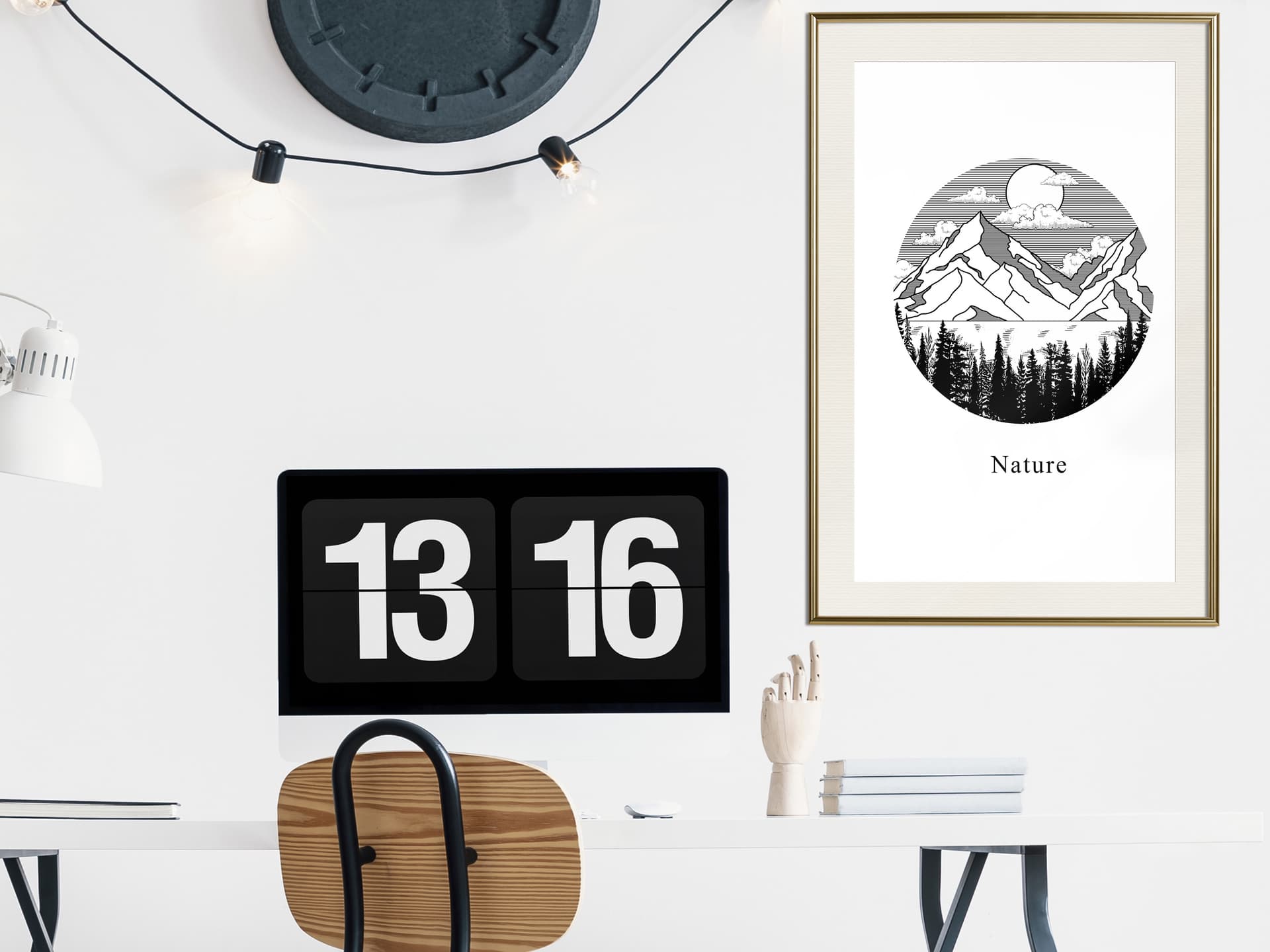 

Plakat - Cuda natury (rozmiar 20x30, wykończenie Rama złota z passe-partout)
