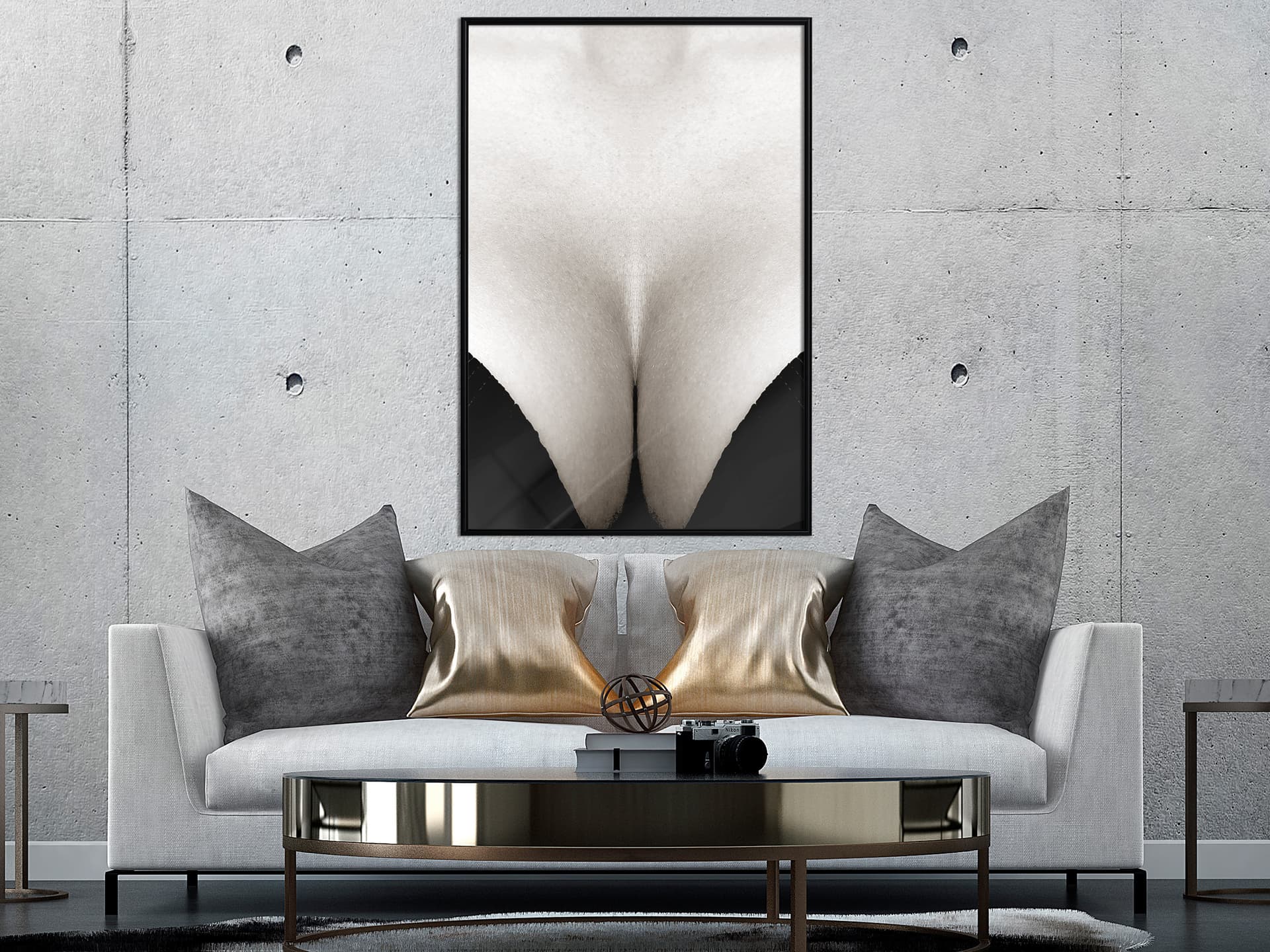 

Plakat - Delikatna skóra (rozmiar 20x30, wykończenie Rama czarna)
