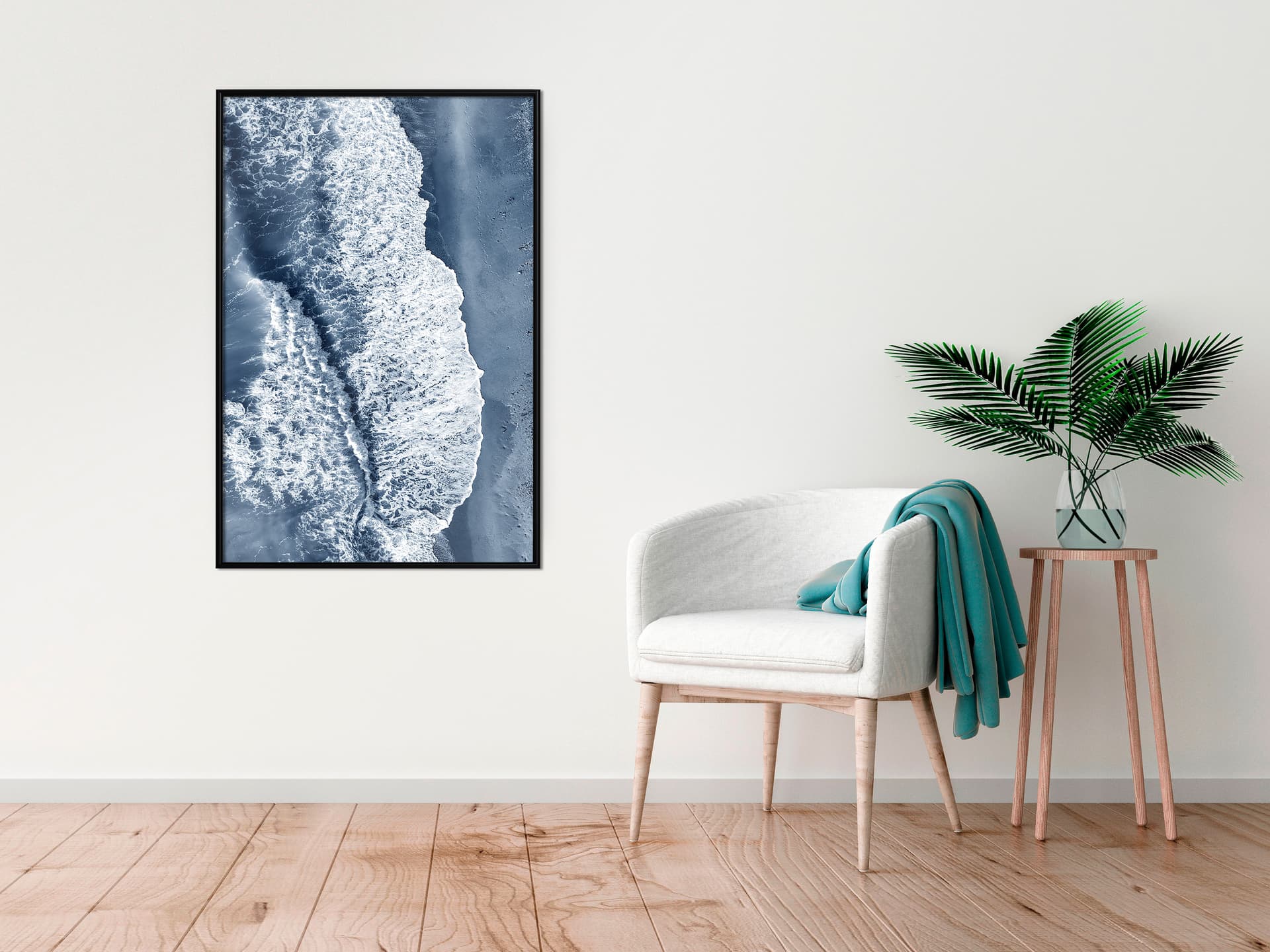 

Plakat - Spieniona fala (rozmiar 20x30, wykończenie Rama czarna)