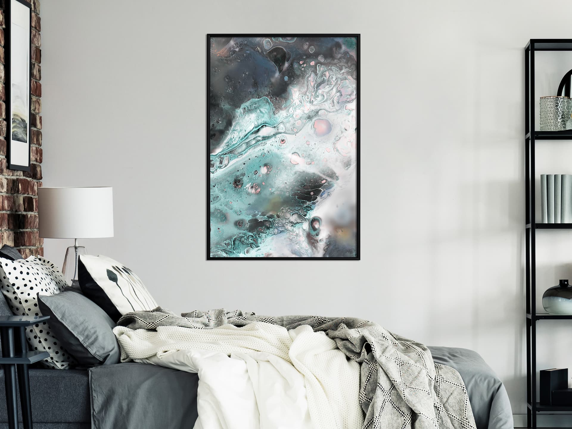 

Plakat - Granica wody i ziemi (rozmiar 20x30, wykończenie Rama czarna)