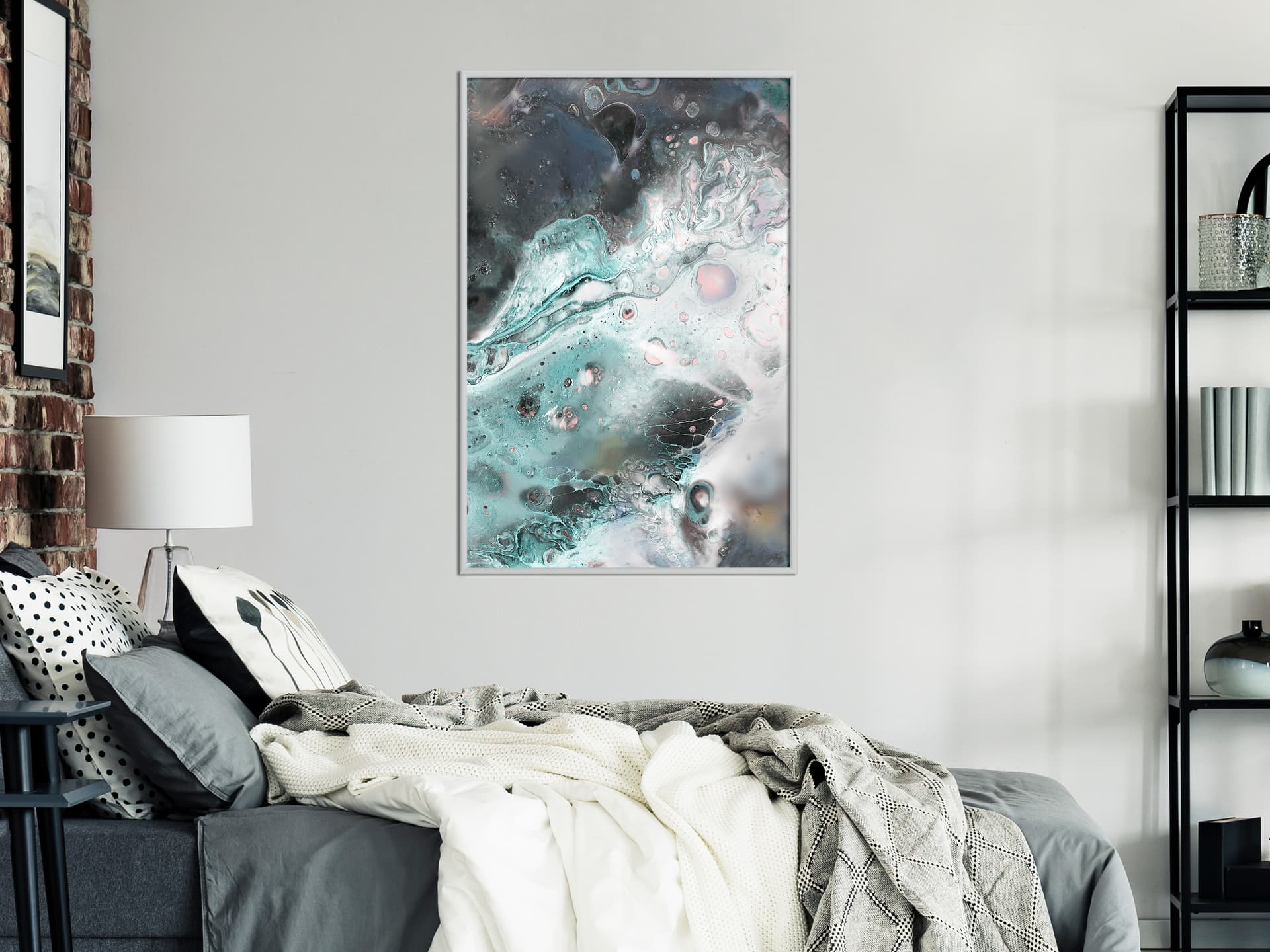 

Plakat - Granica wody i ziemi (rozmiar 20x30, wykończenie Rama biała)