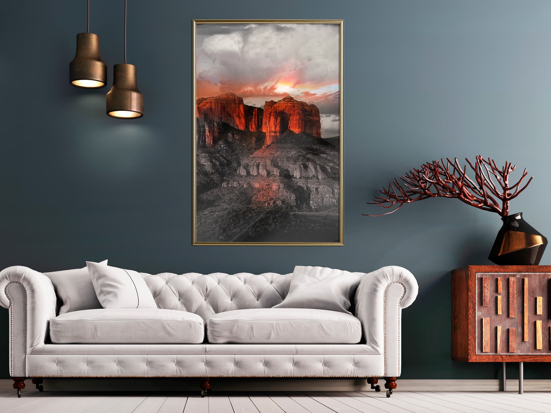 

Plakat - Potęga natury (rozmiar 20x30, wykończenie Rama złota)
