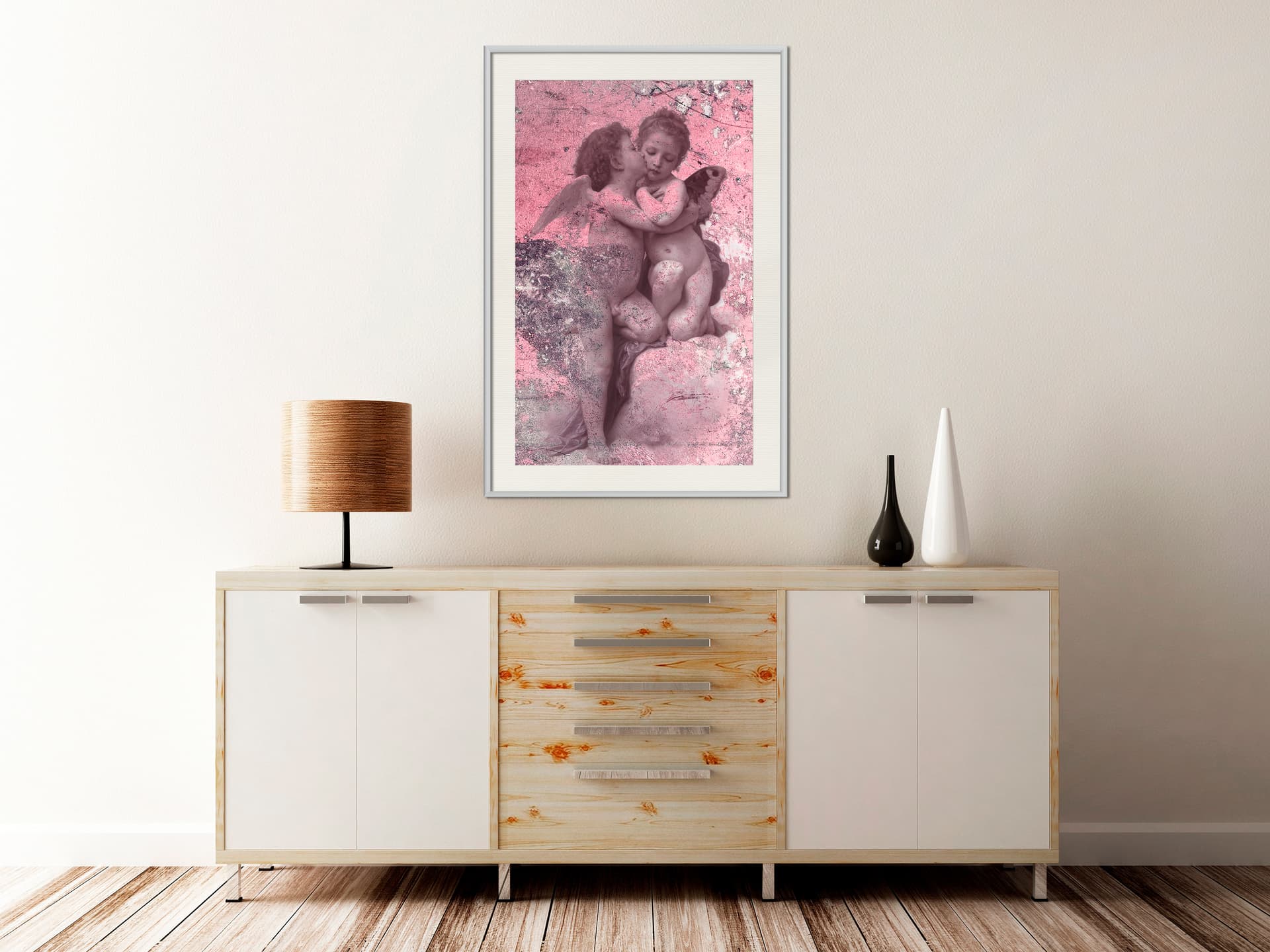

Plakat - Niewinna miłość (rozmiar 40x60, wykończenie Rama biała z passe-partout)