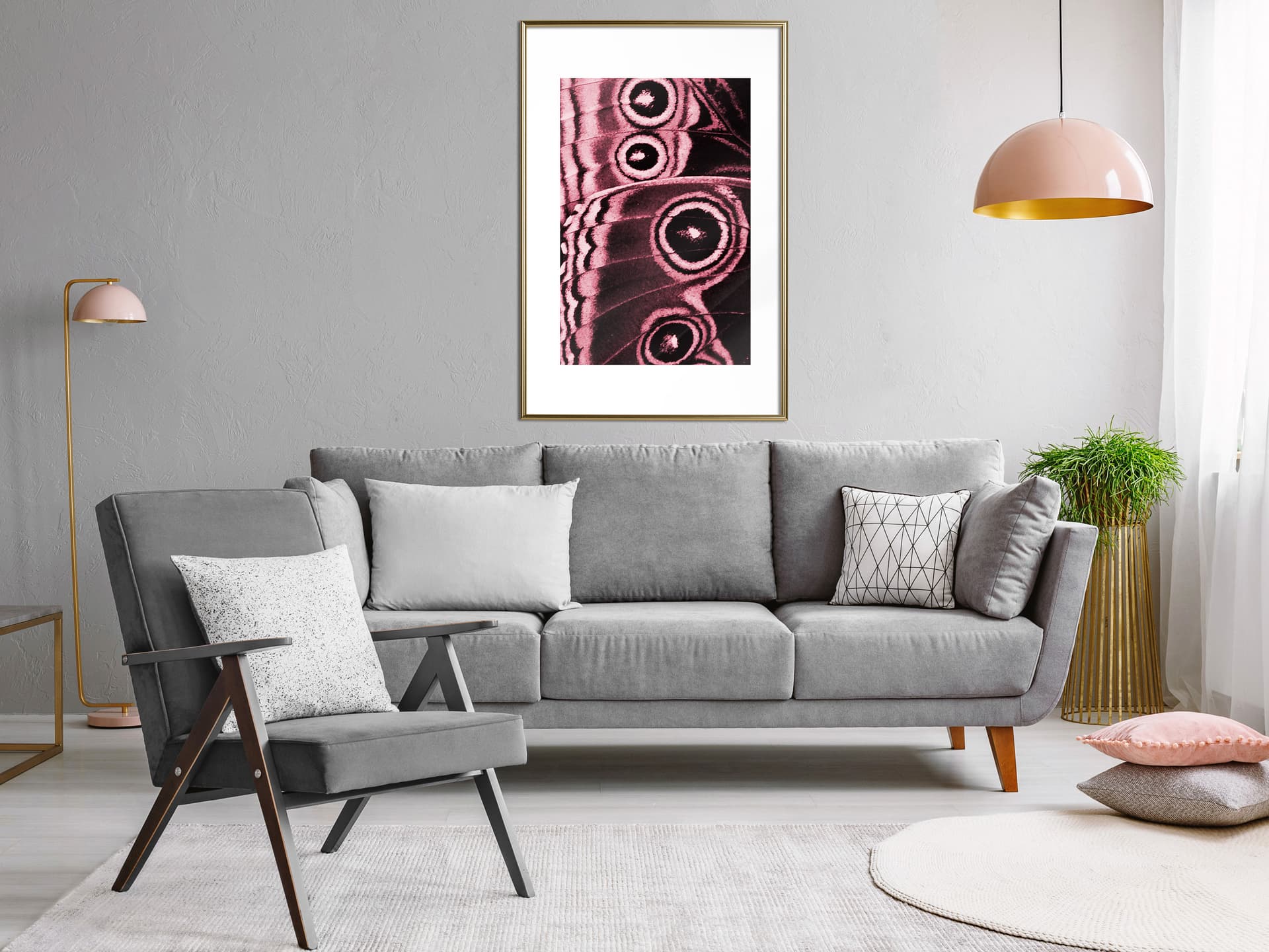 

Plakat - Skrzydła motyla (rozmiar 30x45, wykończenie Rama złota)