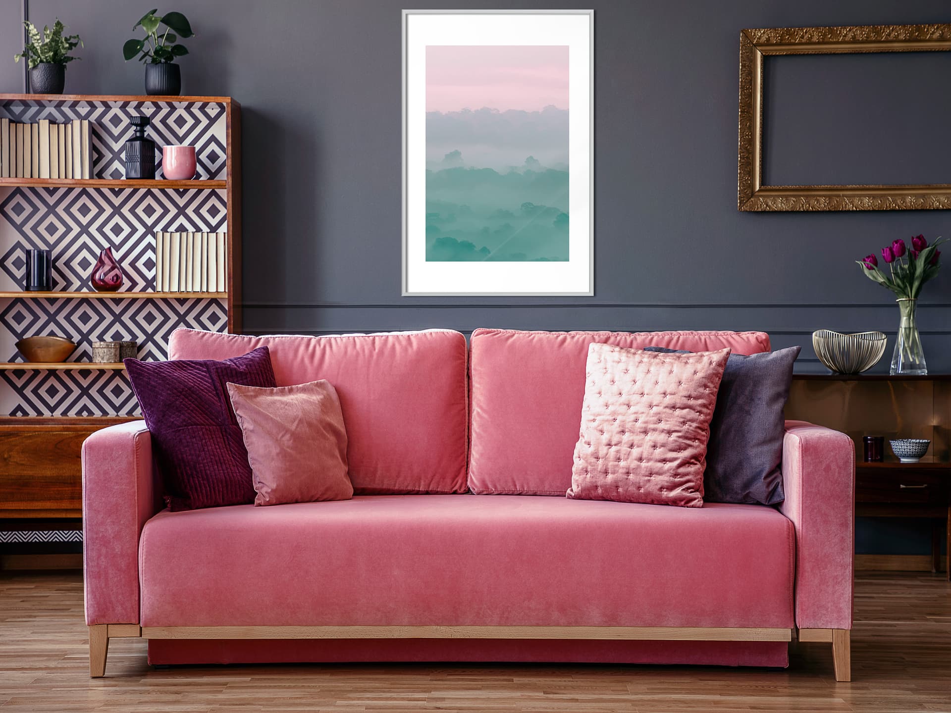 

Plakat - Poranna mgła (rozmiar 30x45, wykończenie Rama biała)