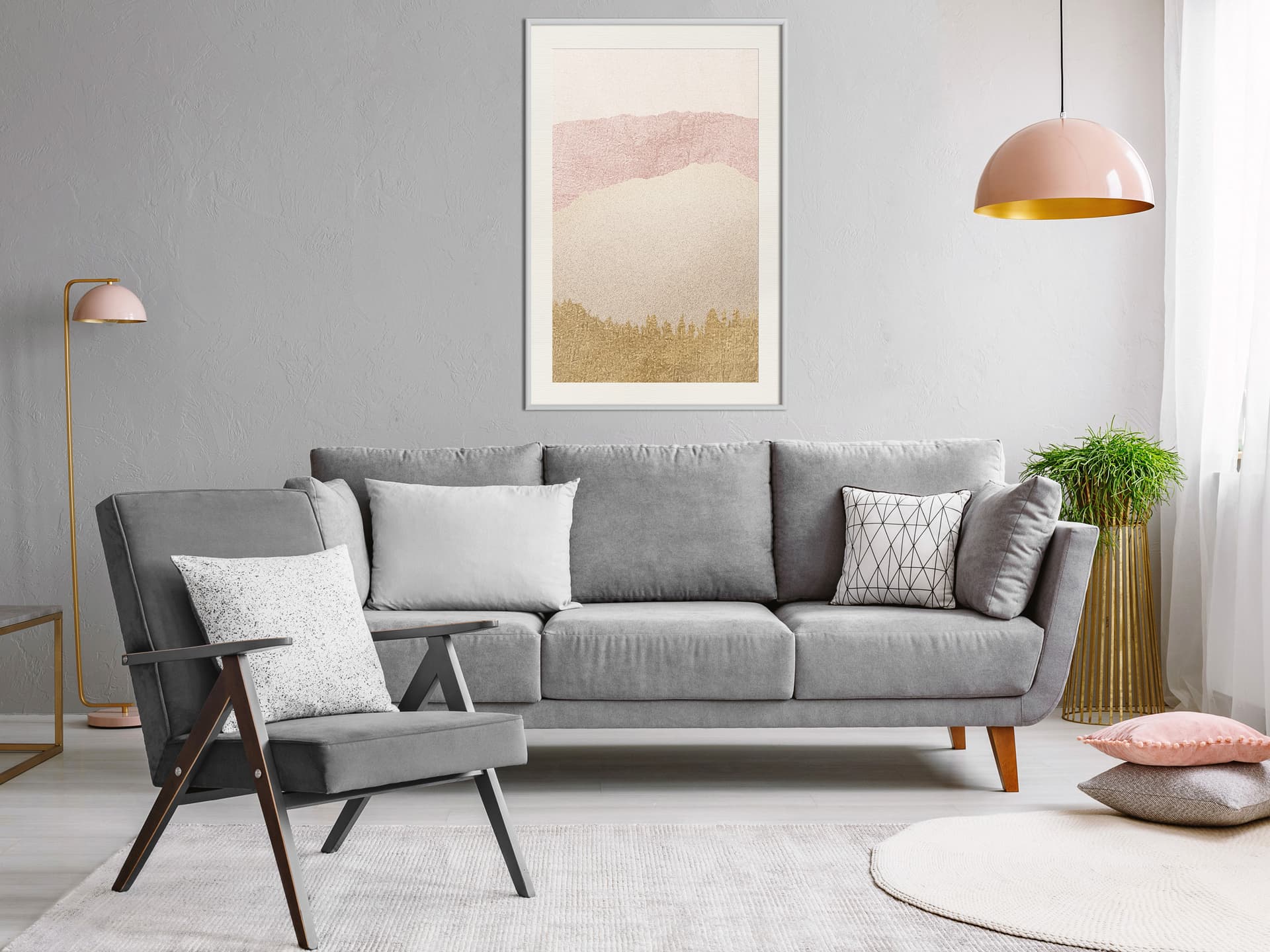 

Plakat - Szum piasku (rozmiar 40x60, wykończenie Rama biała z passe-partout)