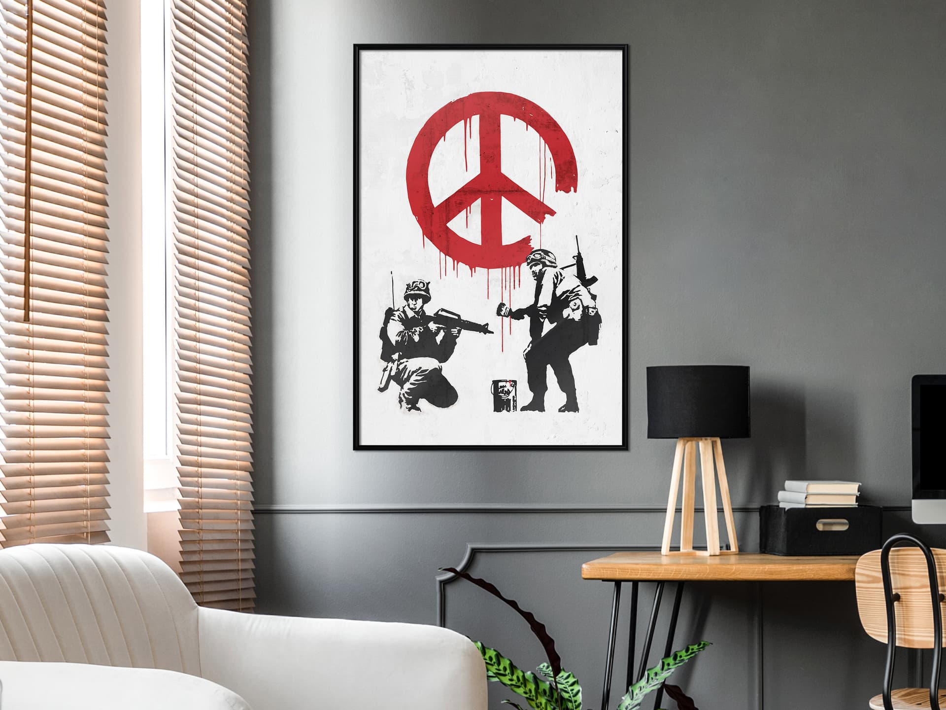 

Plakat - Banksy: CND Soldiers II (rozmiar 20x30, wykończenie Rama czarna)