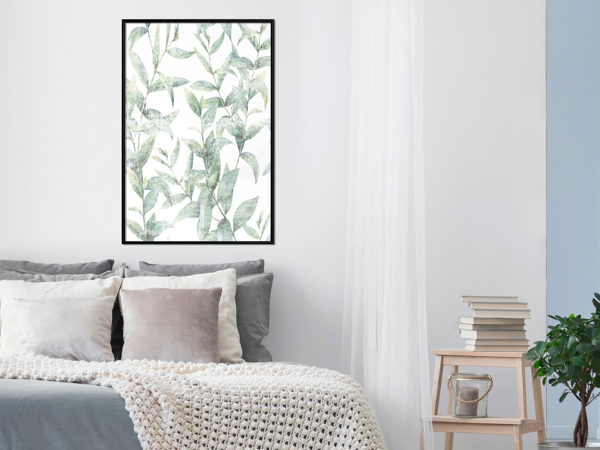

Plakat - Zwiewny batyst (rozmiar 30x45, wykończenie Rama czarna)
