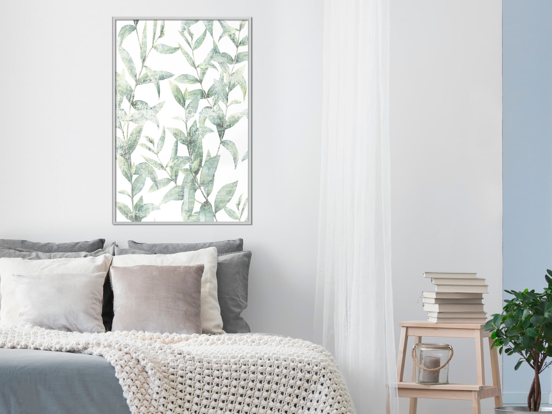 

Plakat - Zwiewny batyst (rozmiar 40x60, wykończenie Rama biała)