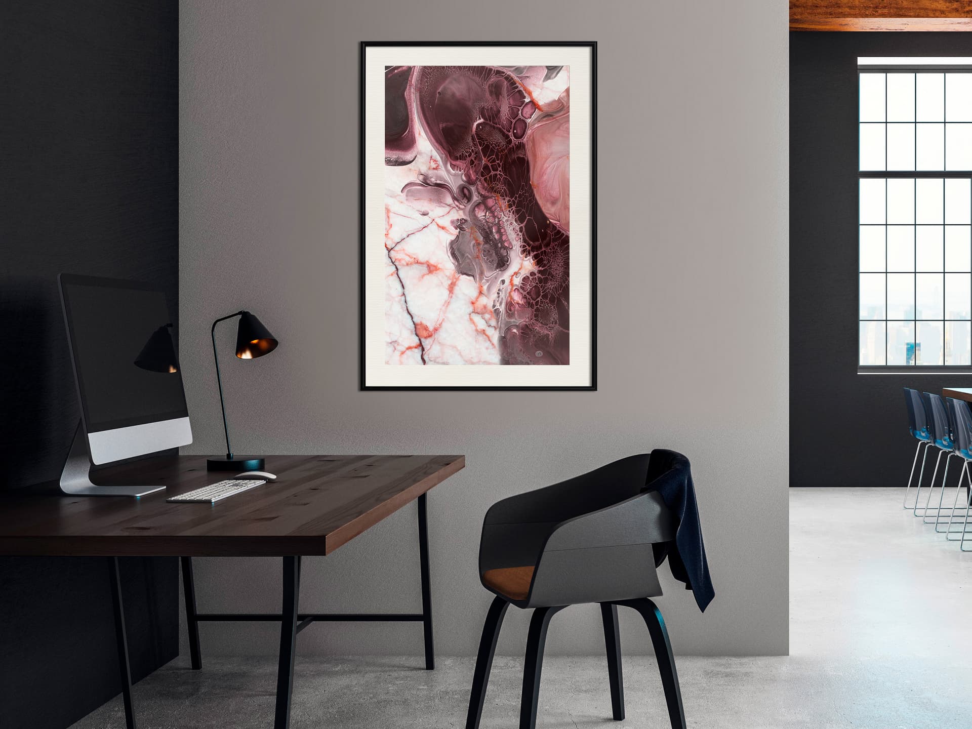 

Plakat - Piękno zaklęte w marmurze (rozmiar 20x30, wykończenie Rama czarna z passe-partout)
