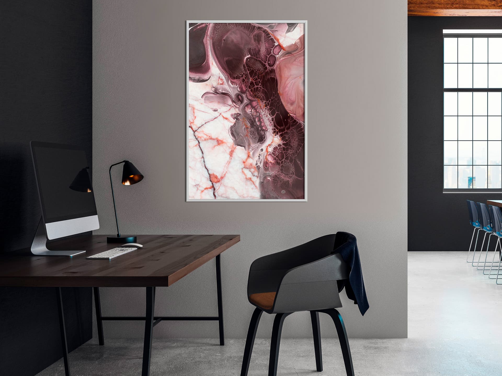

Plakat - Piękno zaklęte w marmurze (rozmiar 40x60, wykończenie Rama biała)