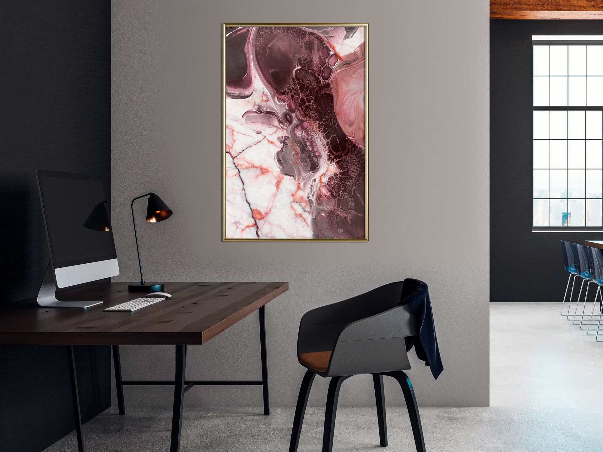 

Plakat - Piękno zaklęte w marmurze (rozmiar 20x30, wykończenie Rama złota)