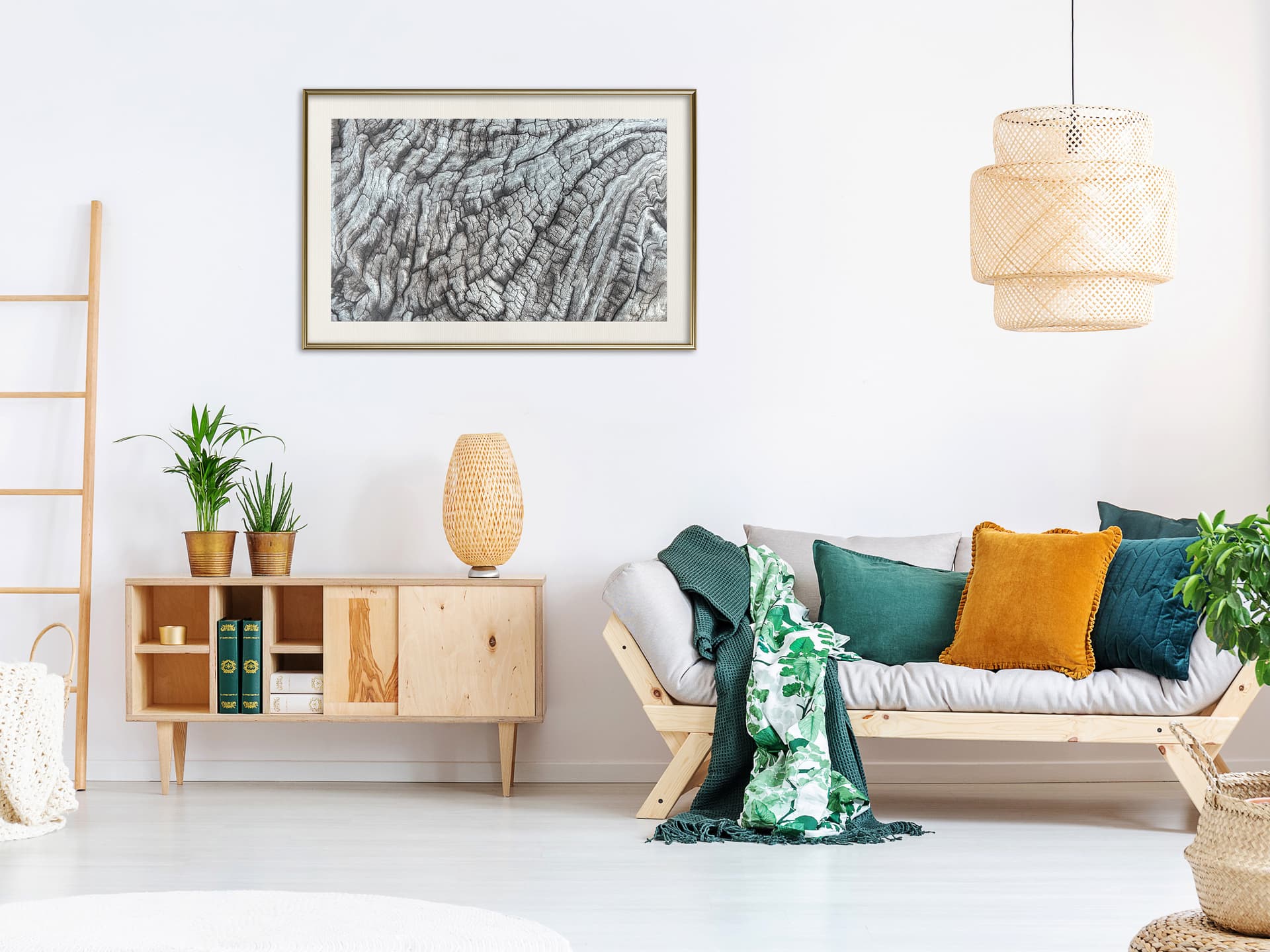 

Plakat - Rzeźbione ogniem (rozmiar 30x20, wykończenie Rama złota z passe-partout)