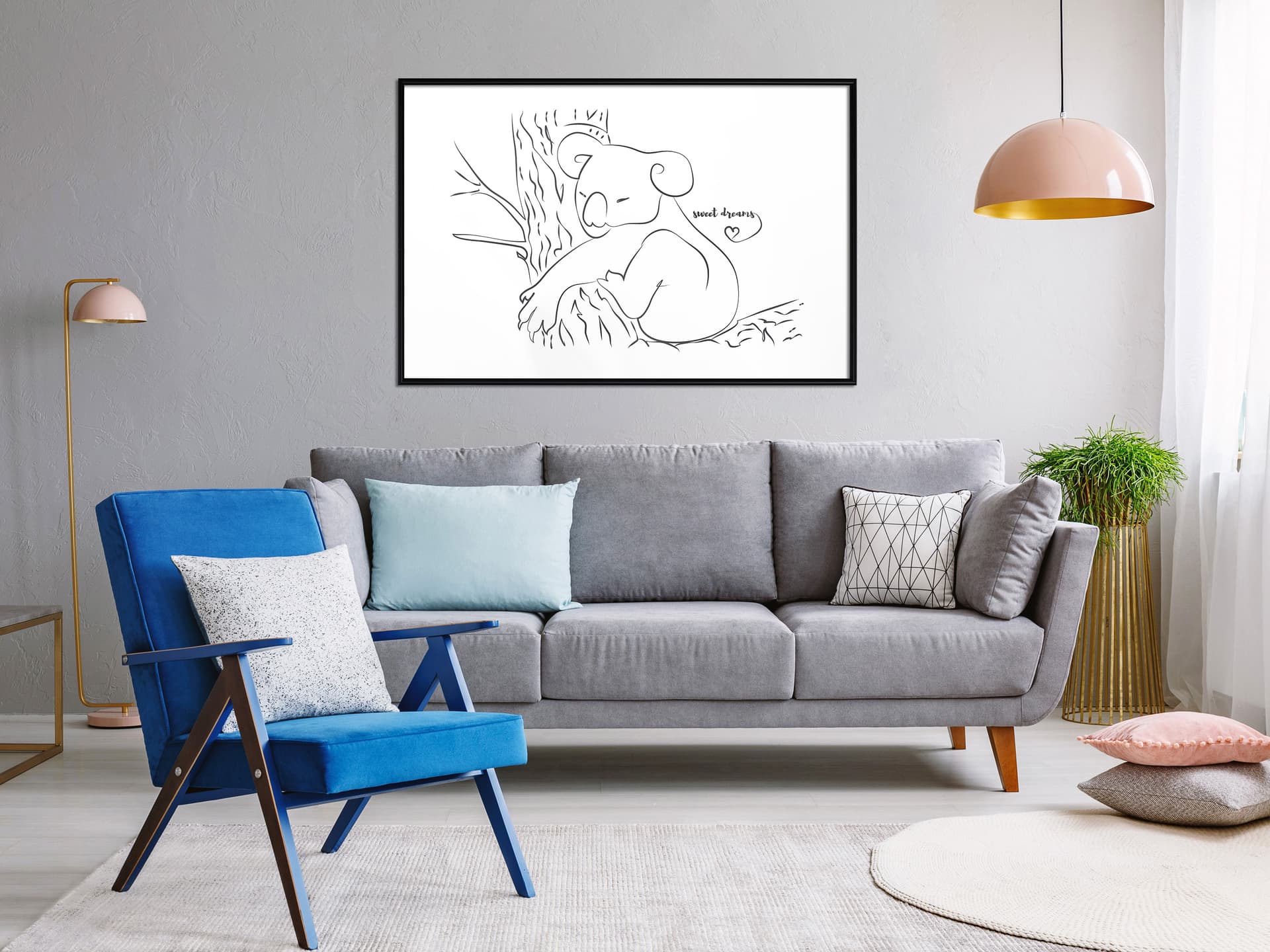 

Plakat - Odpoczywający koala (rozmiar 30x20, wykończenie Rama czarna)