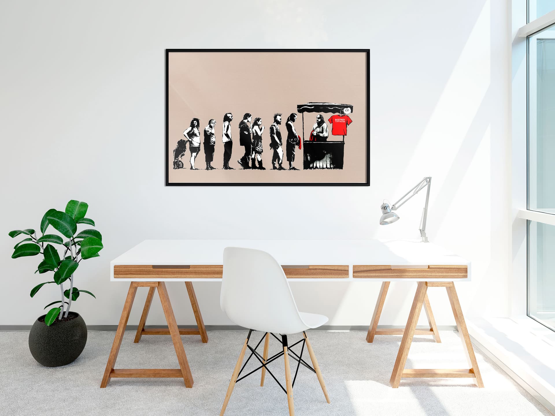 

Plakat - Banksy: Festival (rozmiar 90x60, wykończenie Rama czarna)