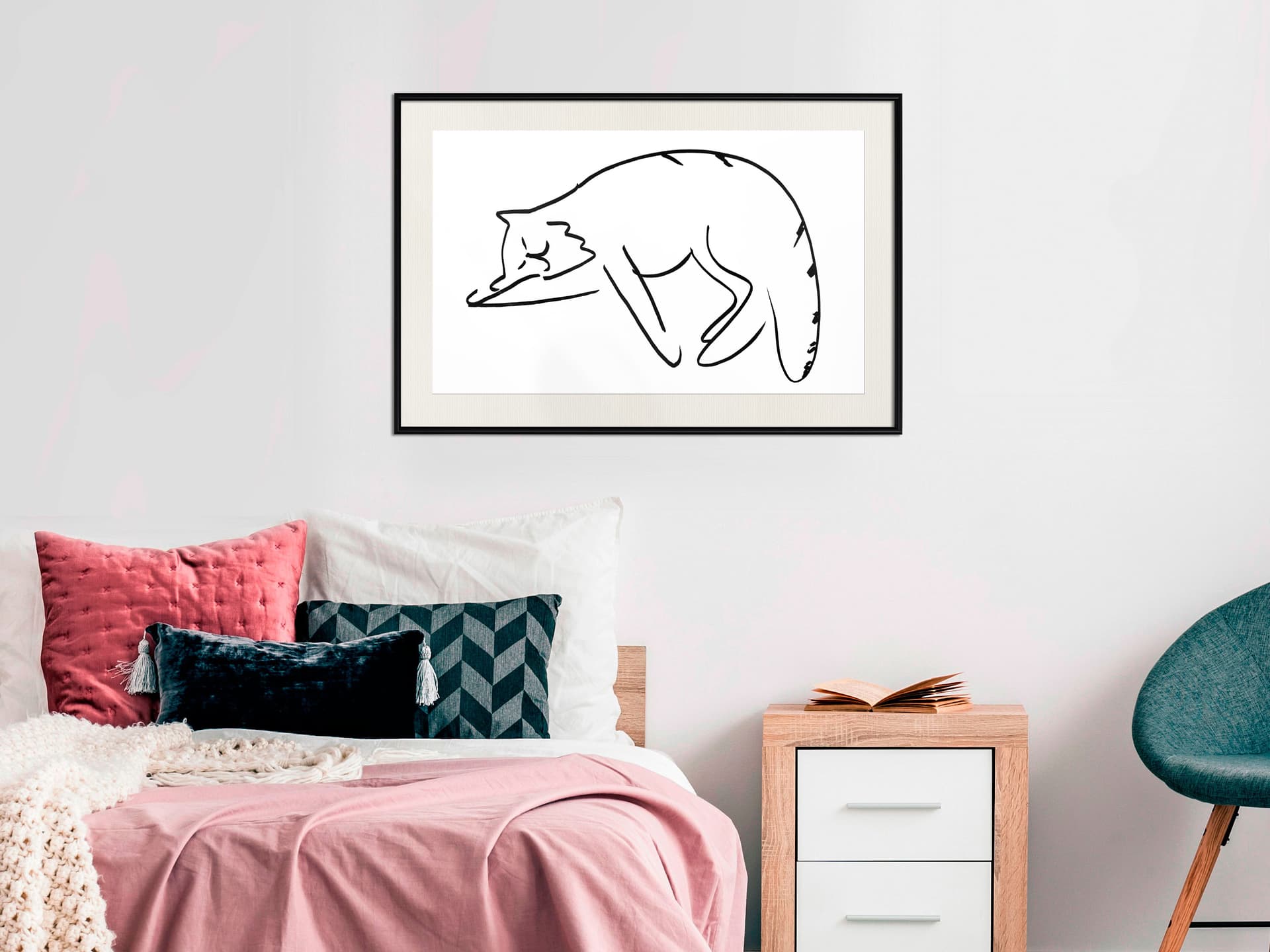 

Plakat - Zasłużony odpoczynek (rozmiar 60x40, wykończenie Rama czarna z passe-partout)