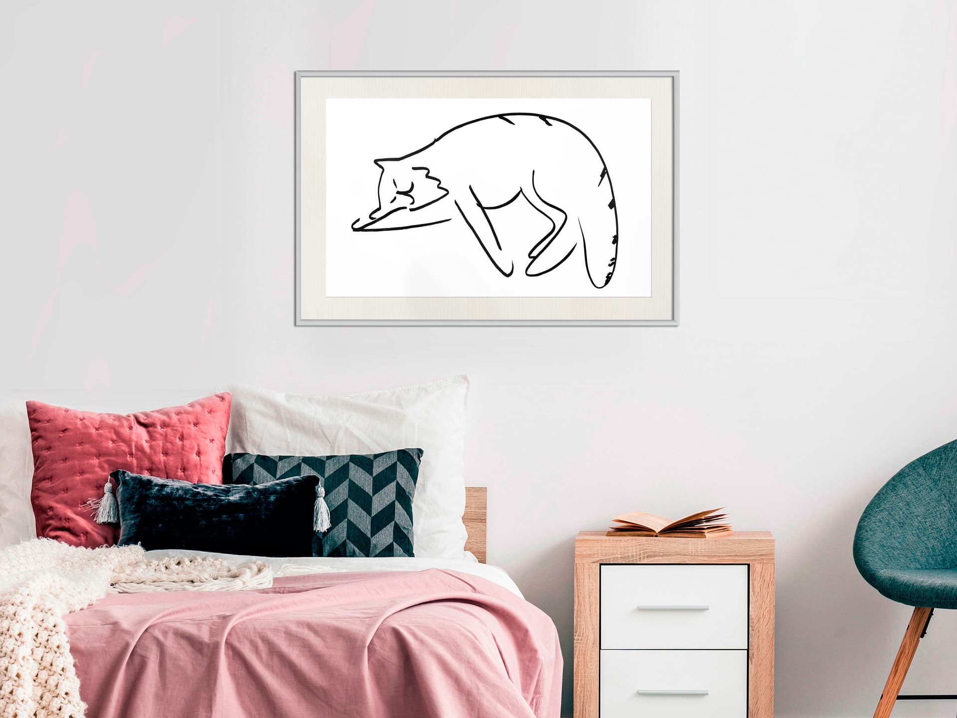 

Plakat - Zasłużony odpoczynek (rozmiar 30x20, wykończenie Rama biała z passe-partout)