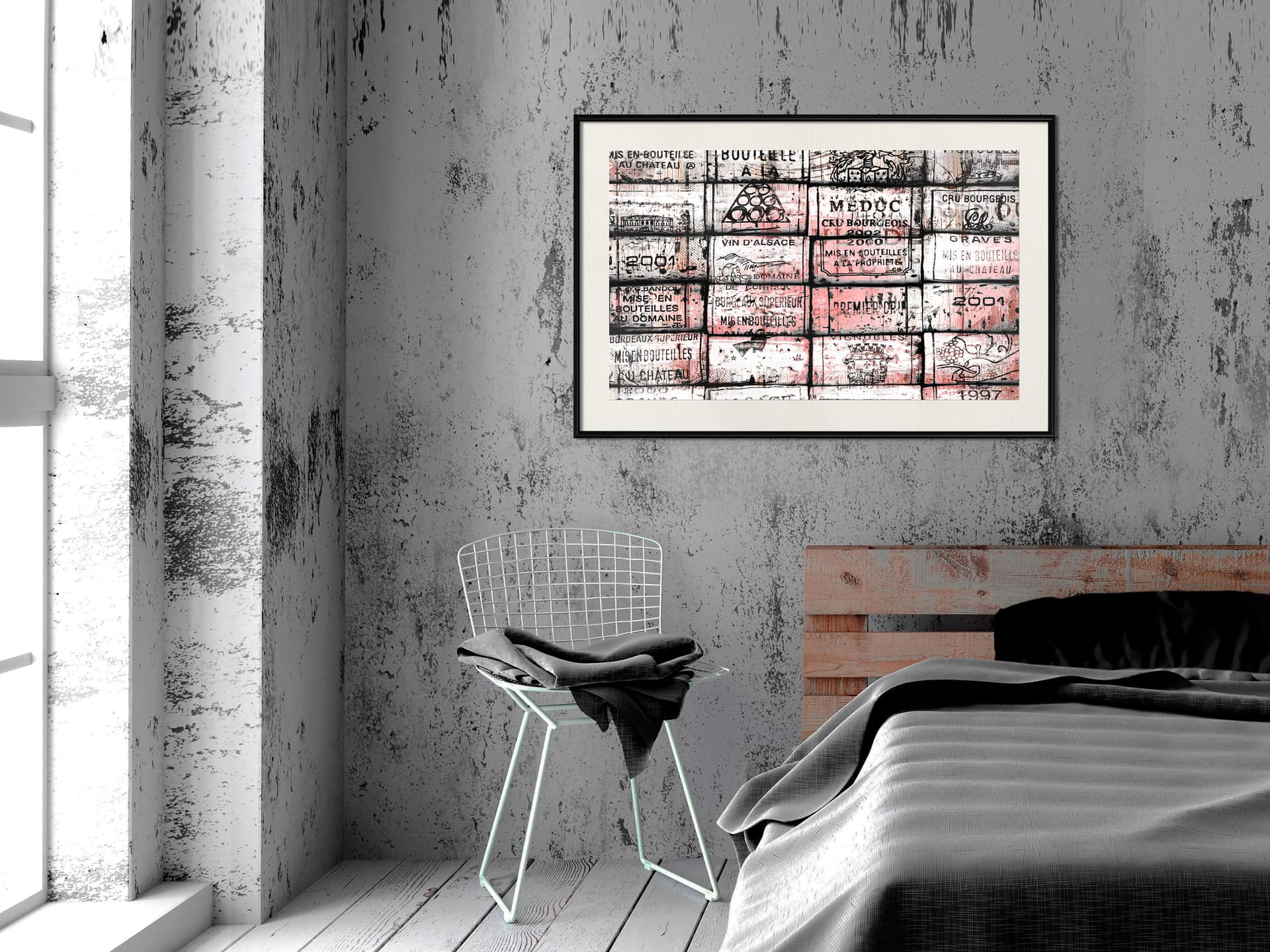 

Plakat - Historia wina (rozmiar 45x30, wykończenie Rama czarna z passe-partout)