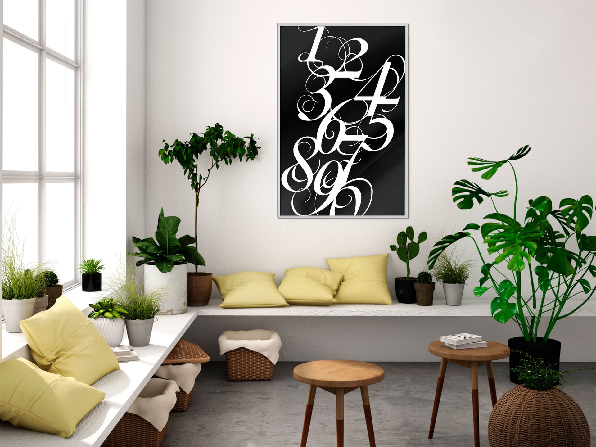 

Plakat - Alfabet cyfr (rozmiar 30x45, wykończenie Rama biała)